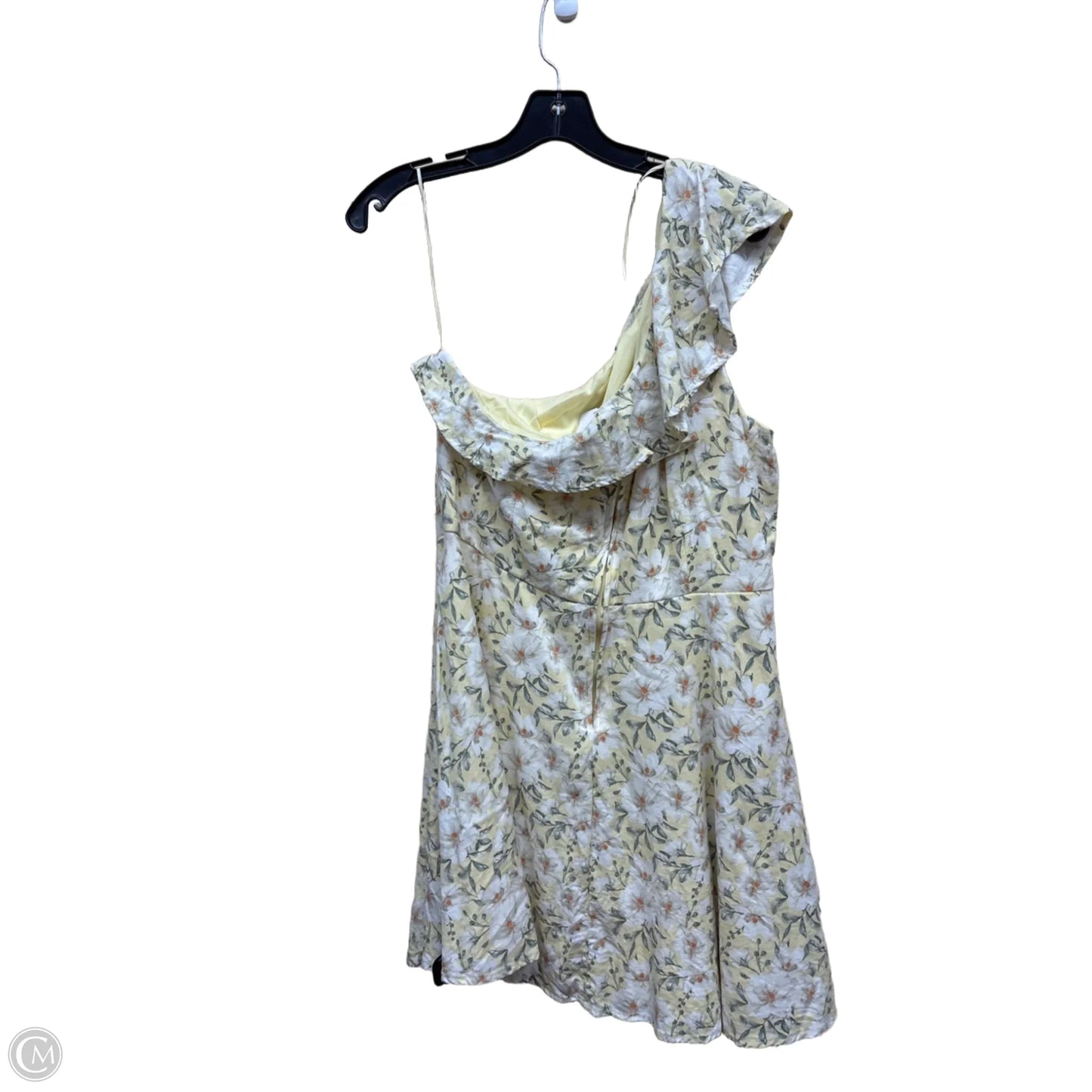 Dress Casual Midi By Mi Ami In Yellow, Size: Xl