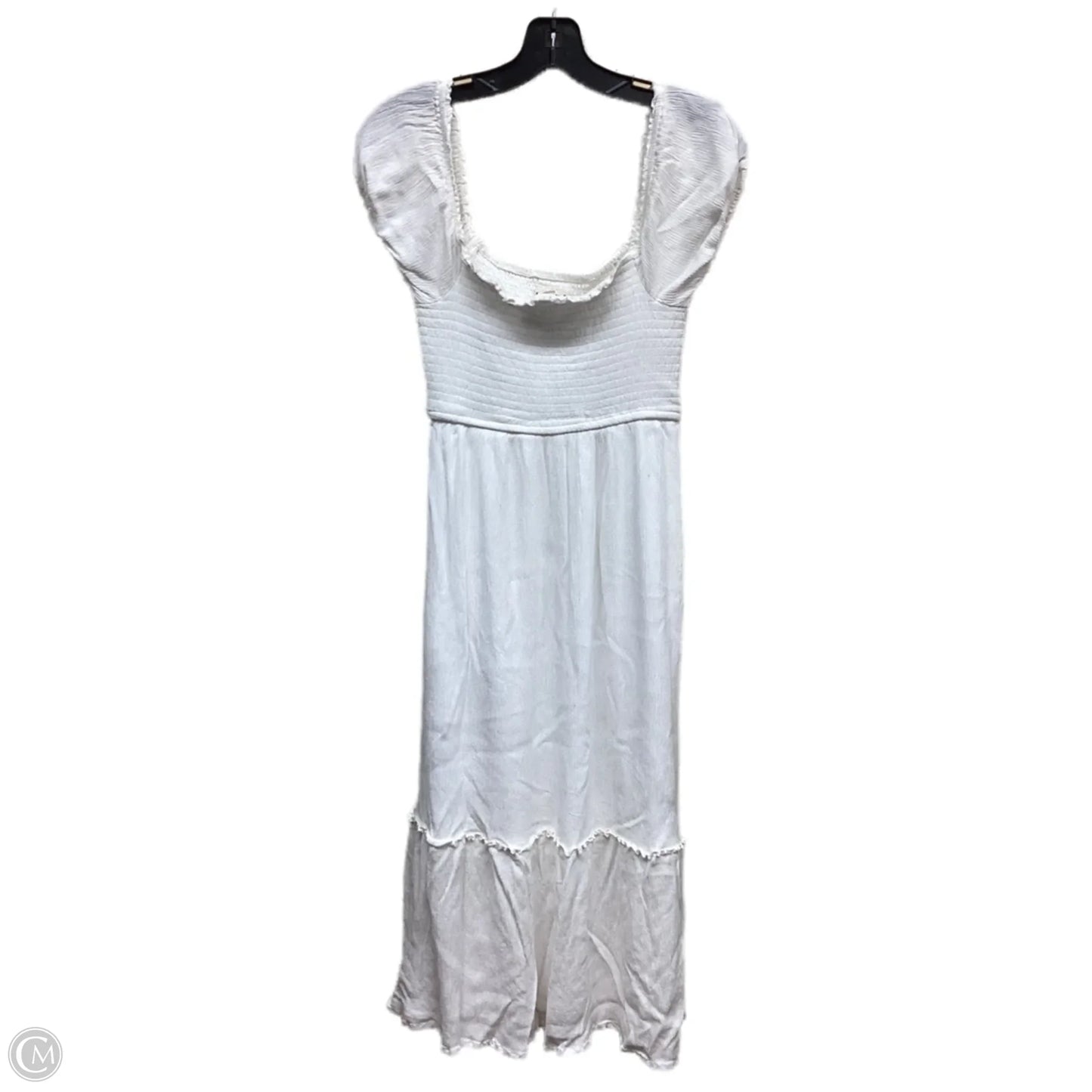 Dress Casual Midi By Aeropostale In White, Size: M