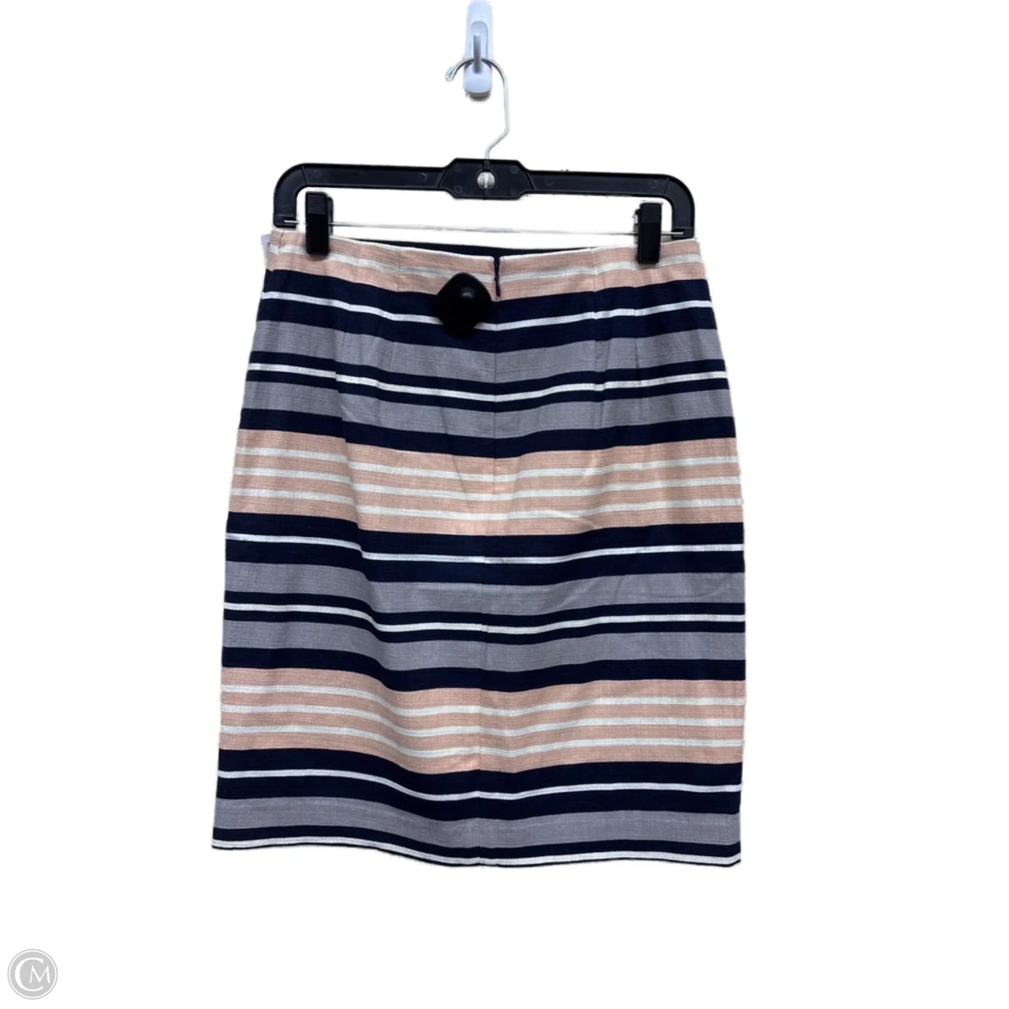 Skirt Midi By Ann Taylor In Striped Pattern, Size: 4