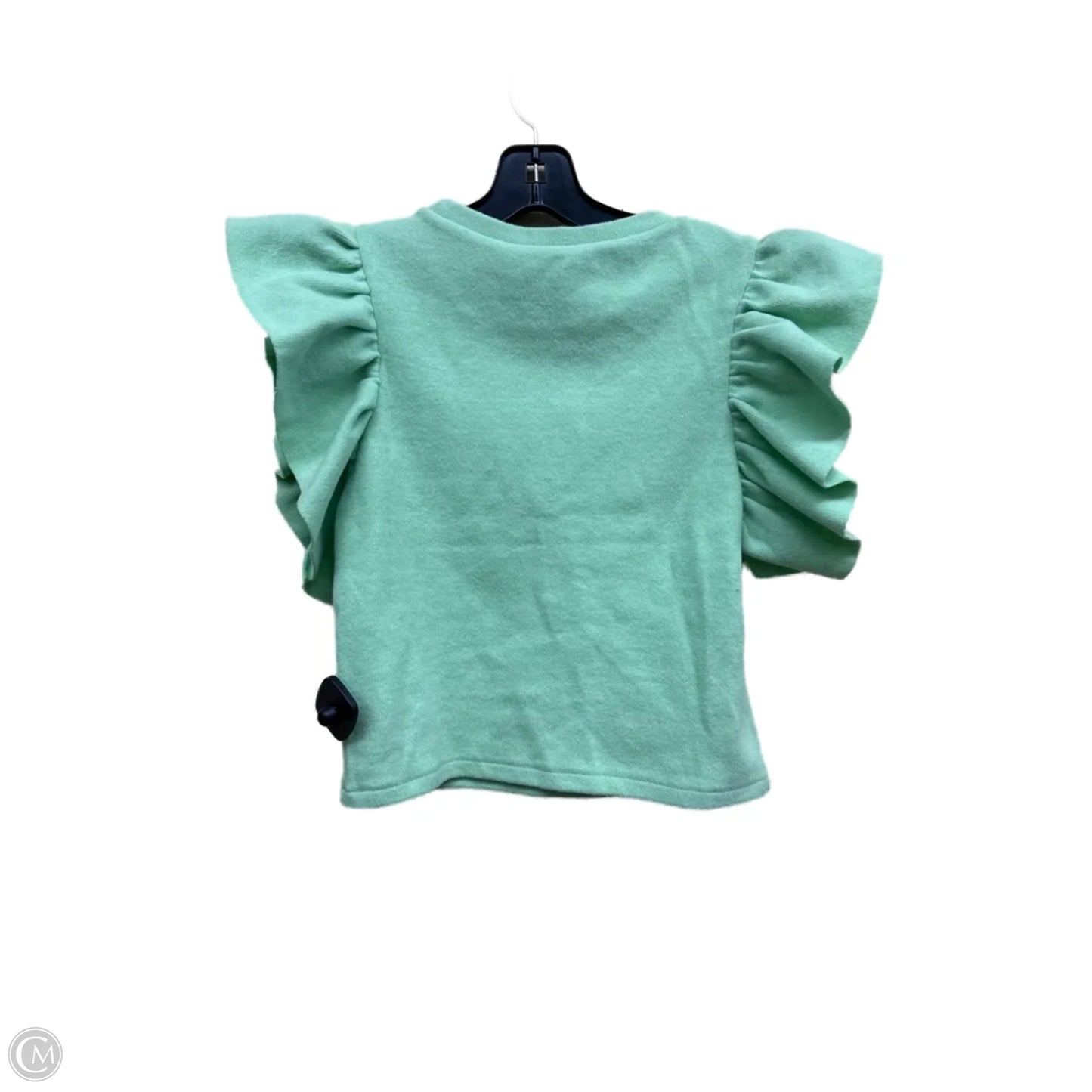 Top Sleeveless By Zara In Green, Size: S