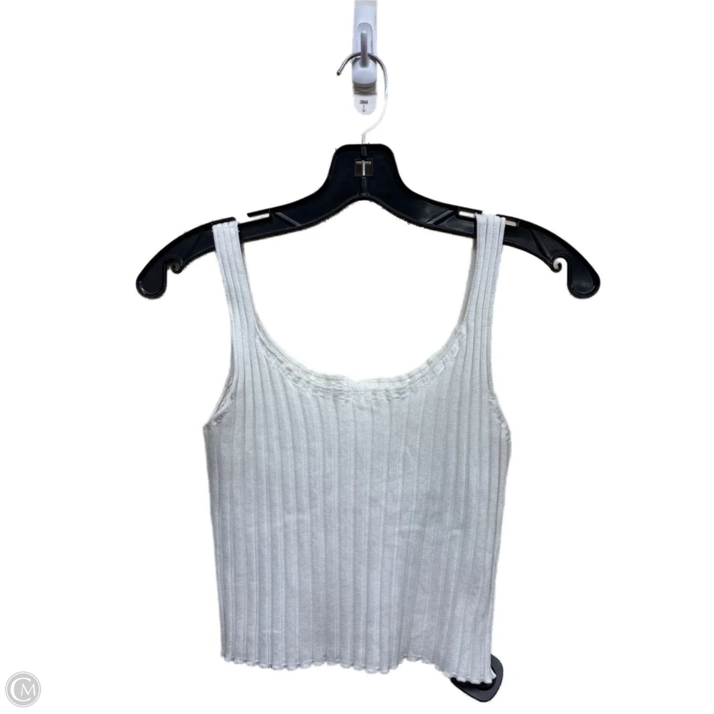 Top Sleeveless By Clothes Mentor In White, Size: S