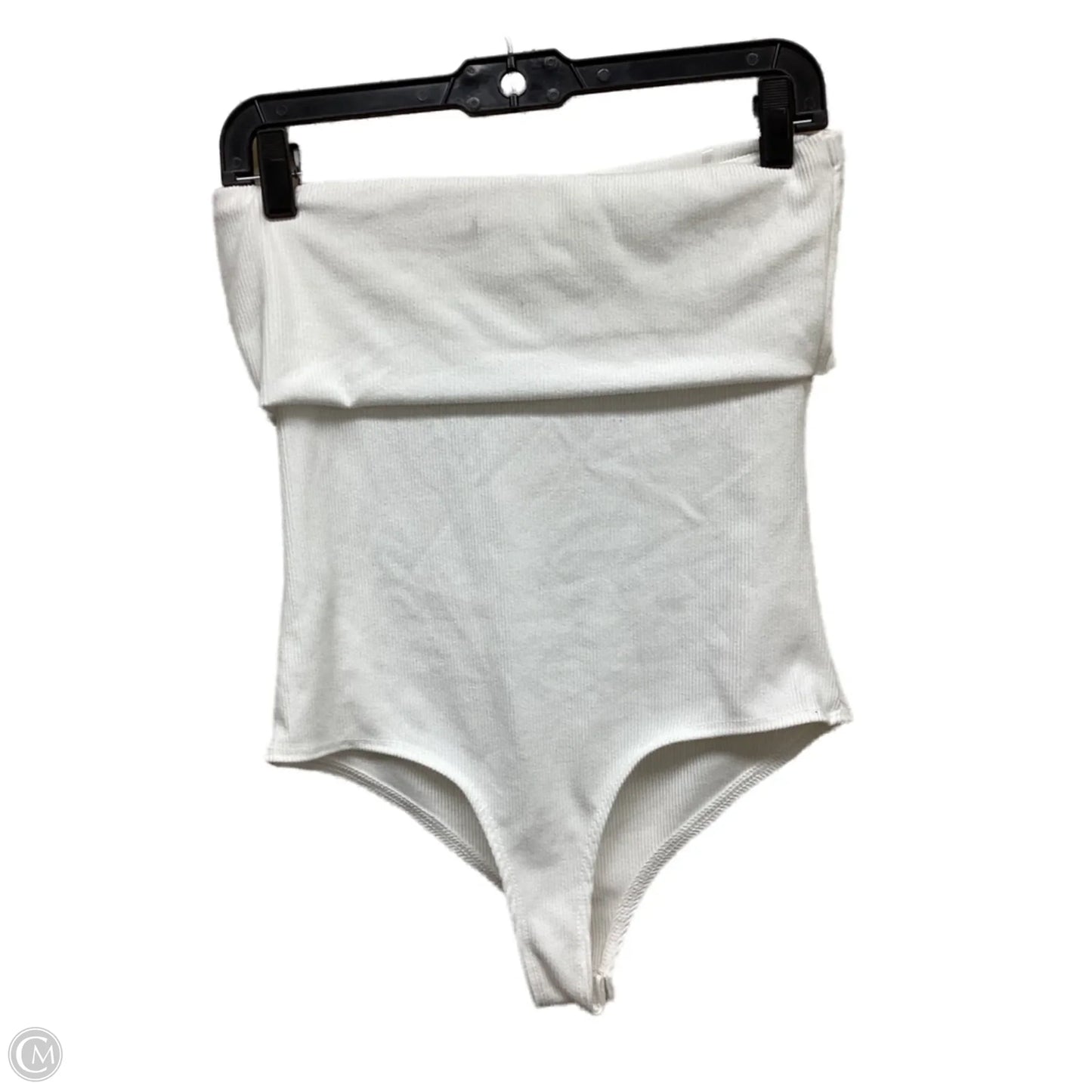 Bodysuit By Clothes Mentor In White, Size: L