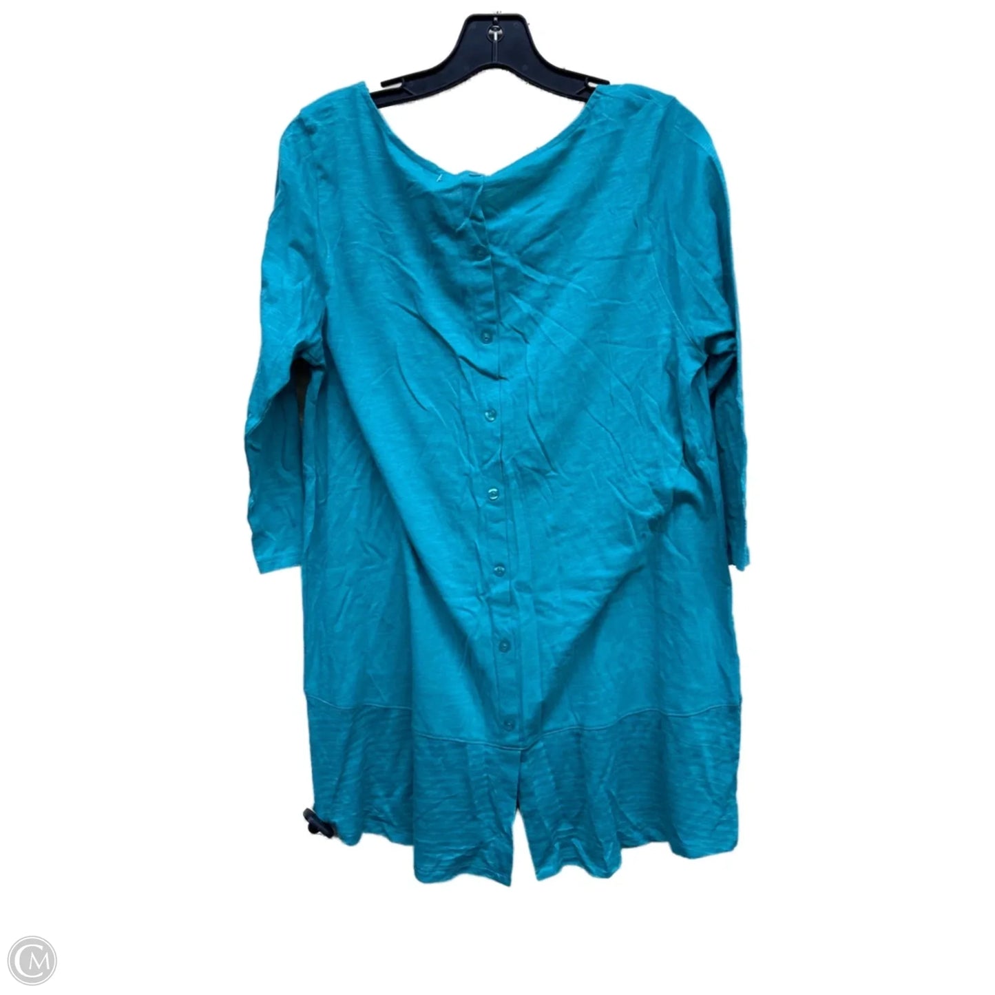 Top Long Sleeve By Soft Surroundings In Green, Size: M