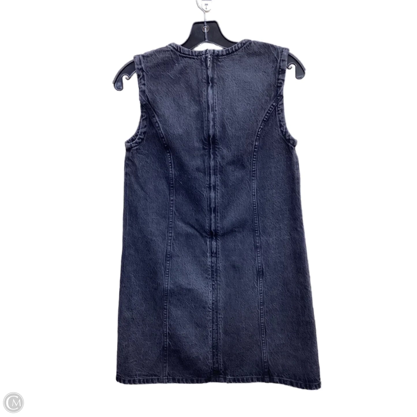 Dress Casual Midi By Abercrombie And Fitch In Black Denim, Size: S