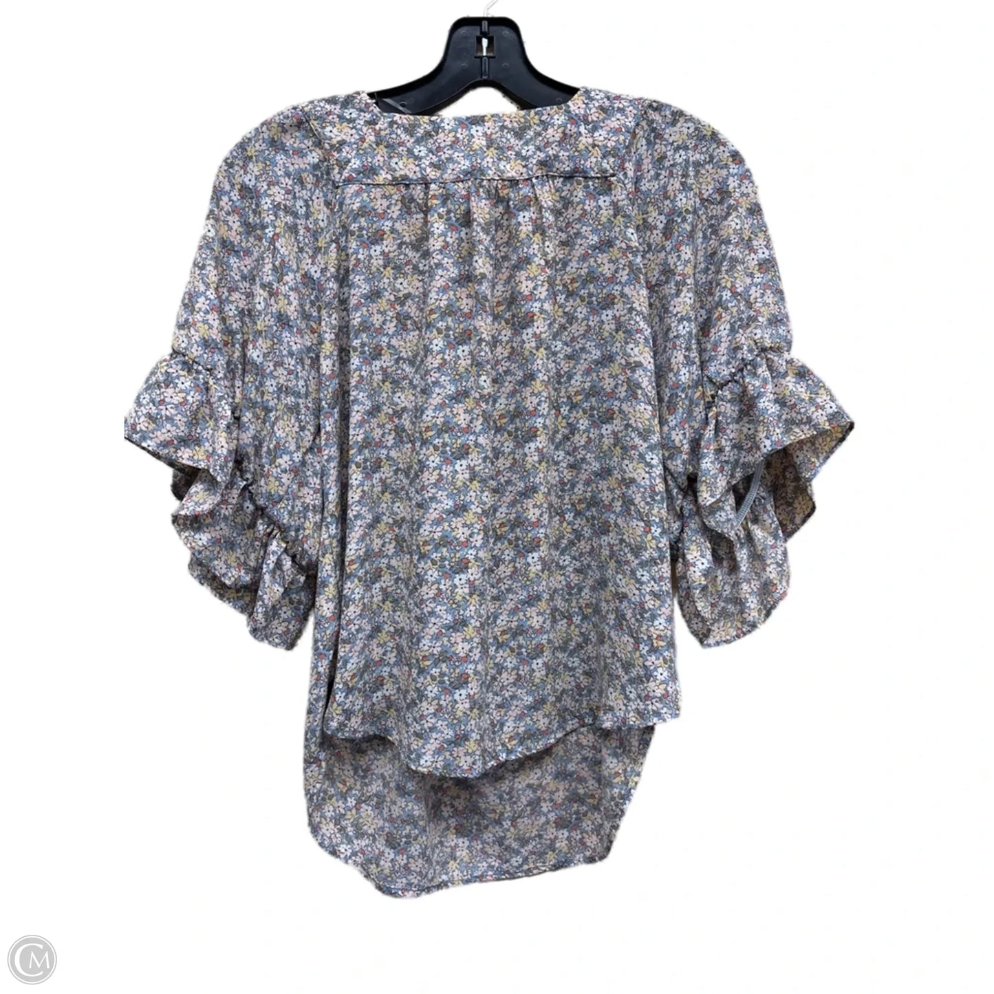 Top Short Sleeve By Sienna Sky In Floral Print, Size: S