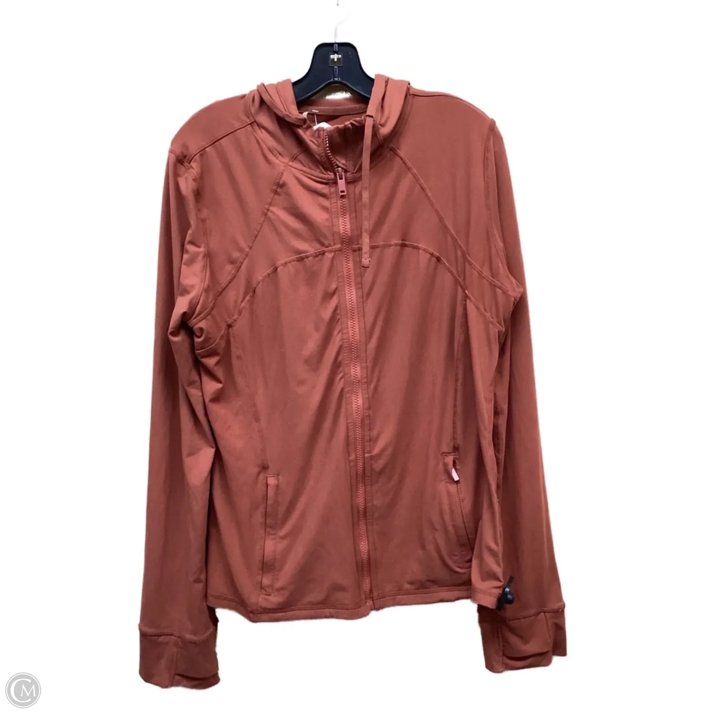 Athletic Jacket By Clothes Mentor In Bronze, Size: 3x