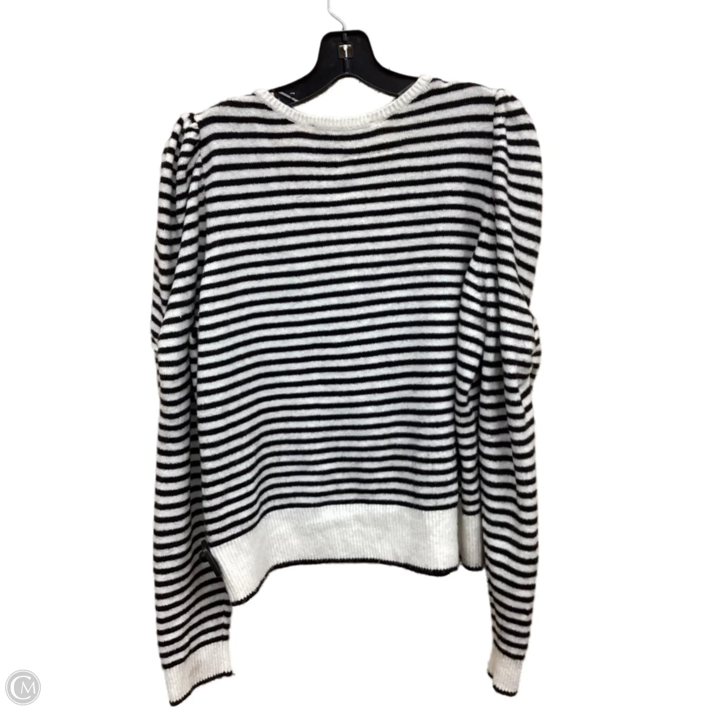 Top Long Sleeve By White House Black Market In Striped Pattern, Size: Xl