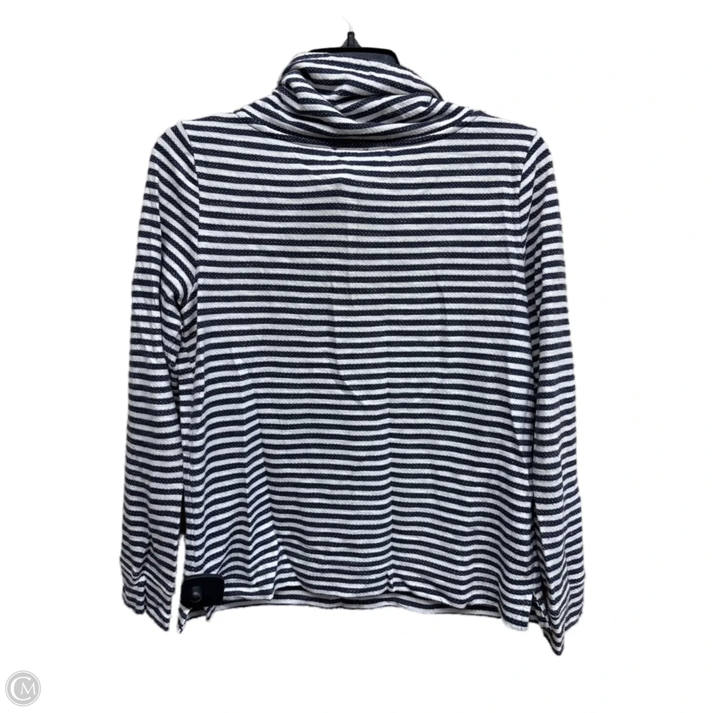 Top Long Sleeve By Talbots In Striped Pattern, Size: S