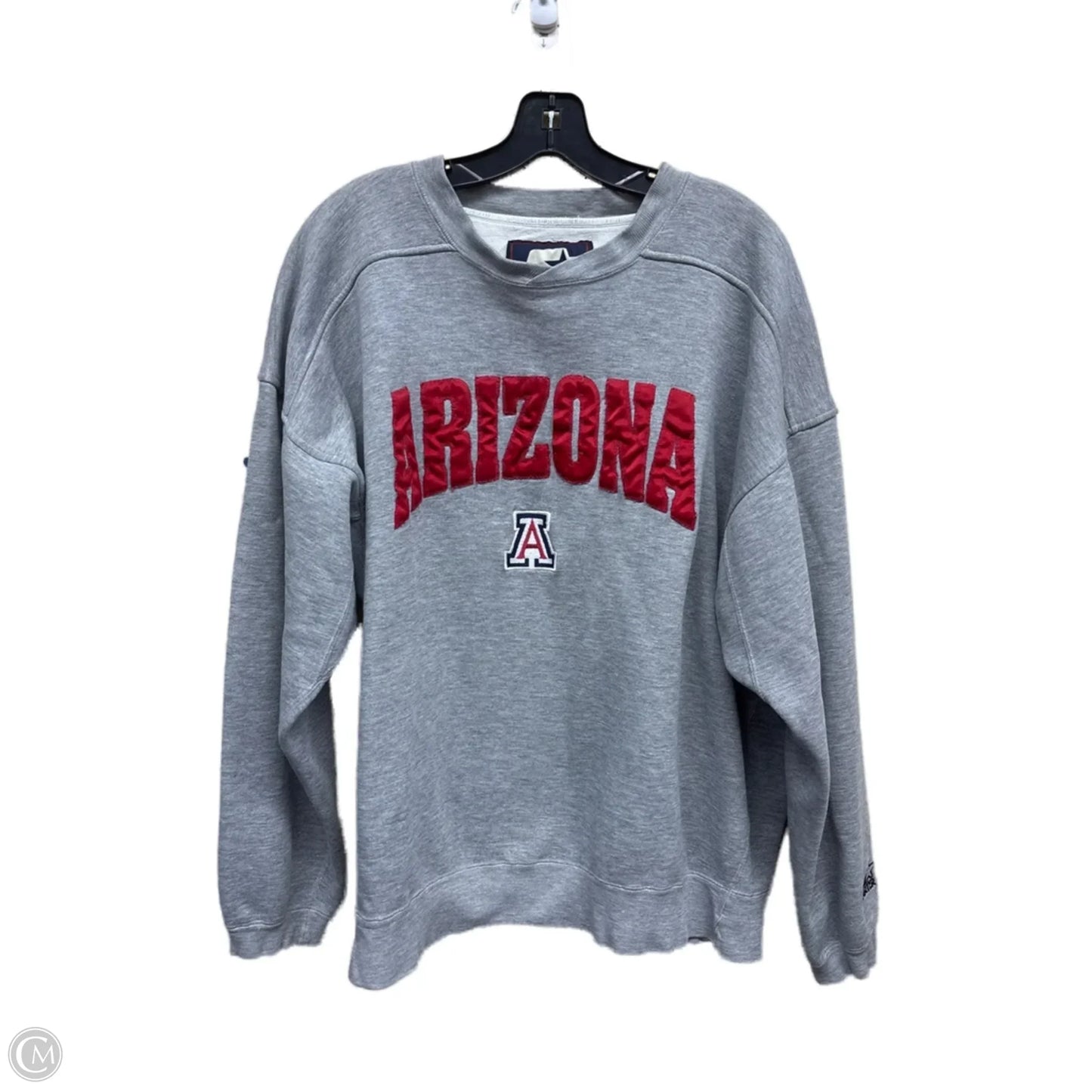 Sweatshirt Crewneck By Clothes Mentor In Grey, Size: Xl