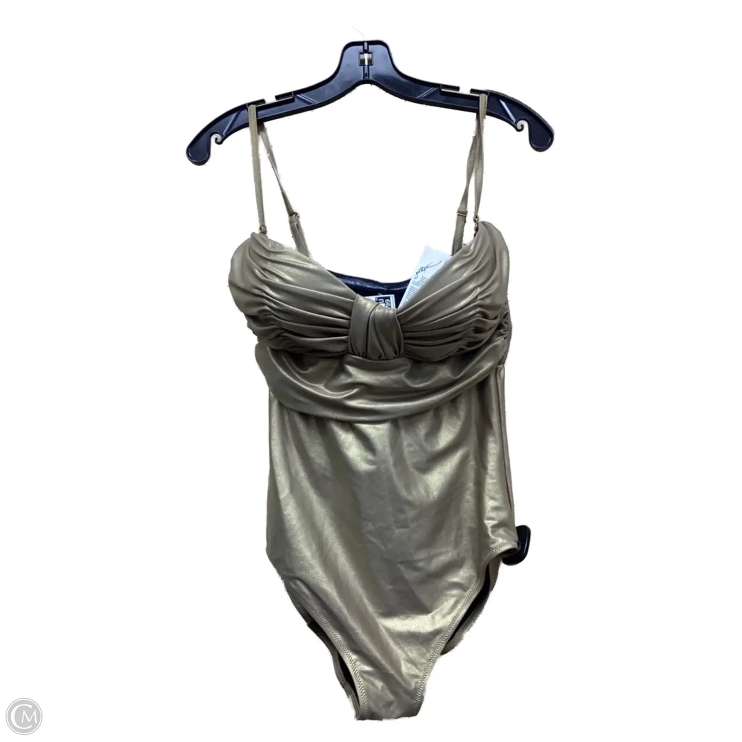 Swimsuit By Clothes Mentor In Gold, Size: L
