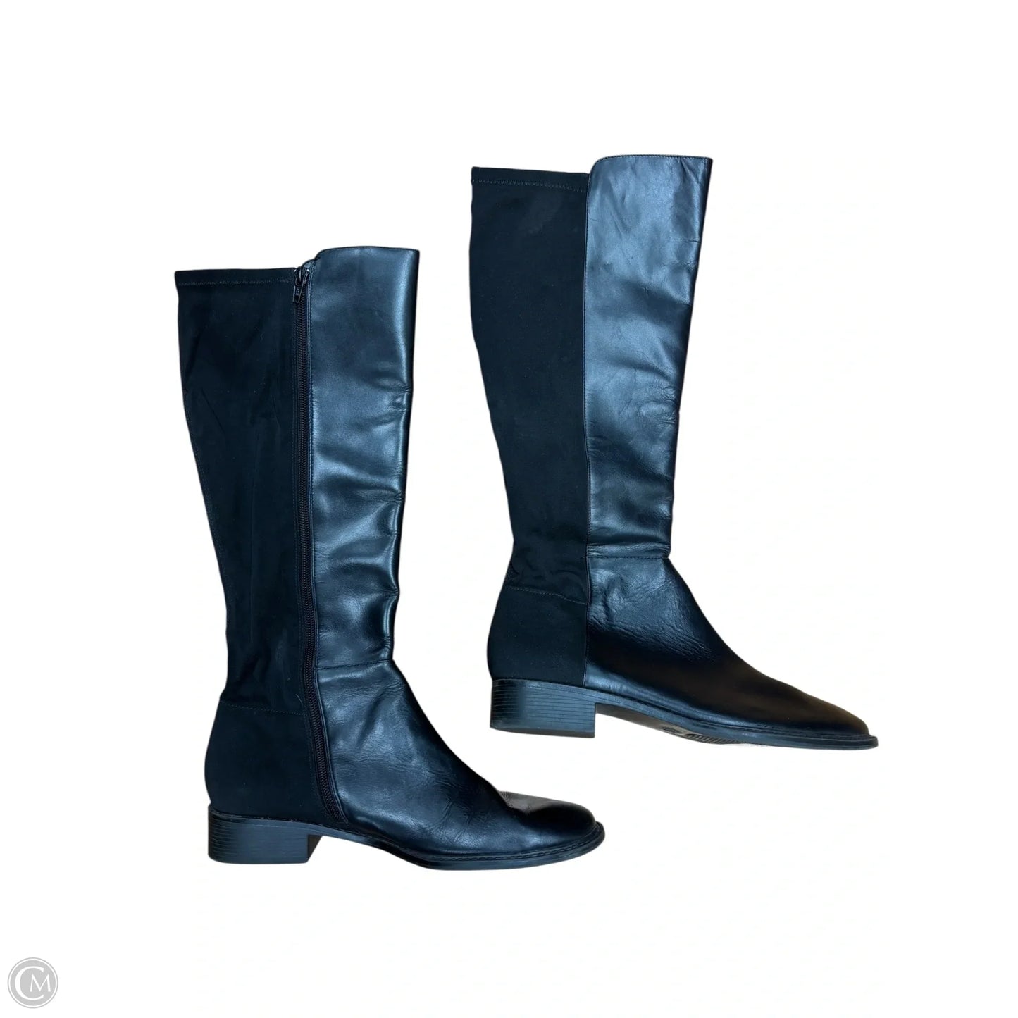 Boots Knee Flats By Covington In Black, Size: 8.5