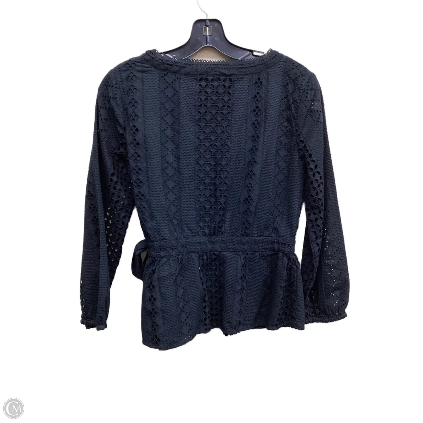 Top Long Sleeve By J. Crew In Black, Size: 0
