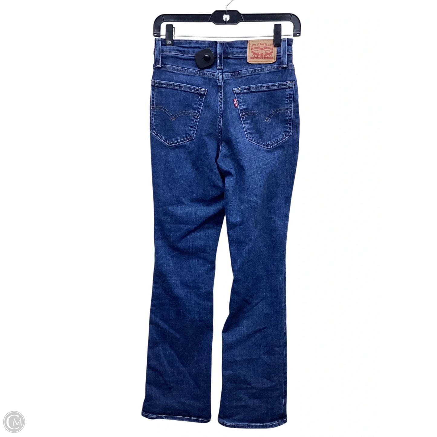 Jeans Boot Cut By Levis In Blue Denim, Size: 2