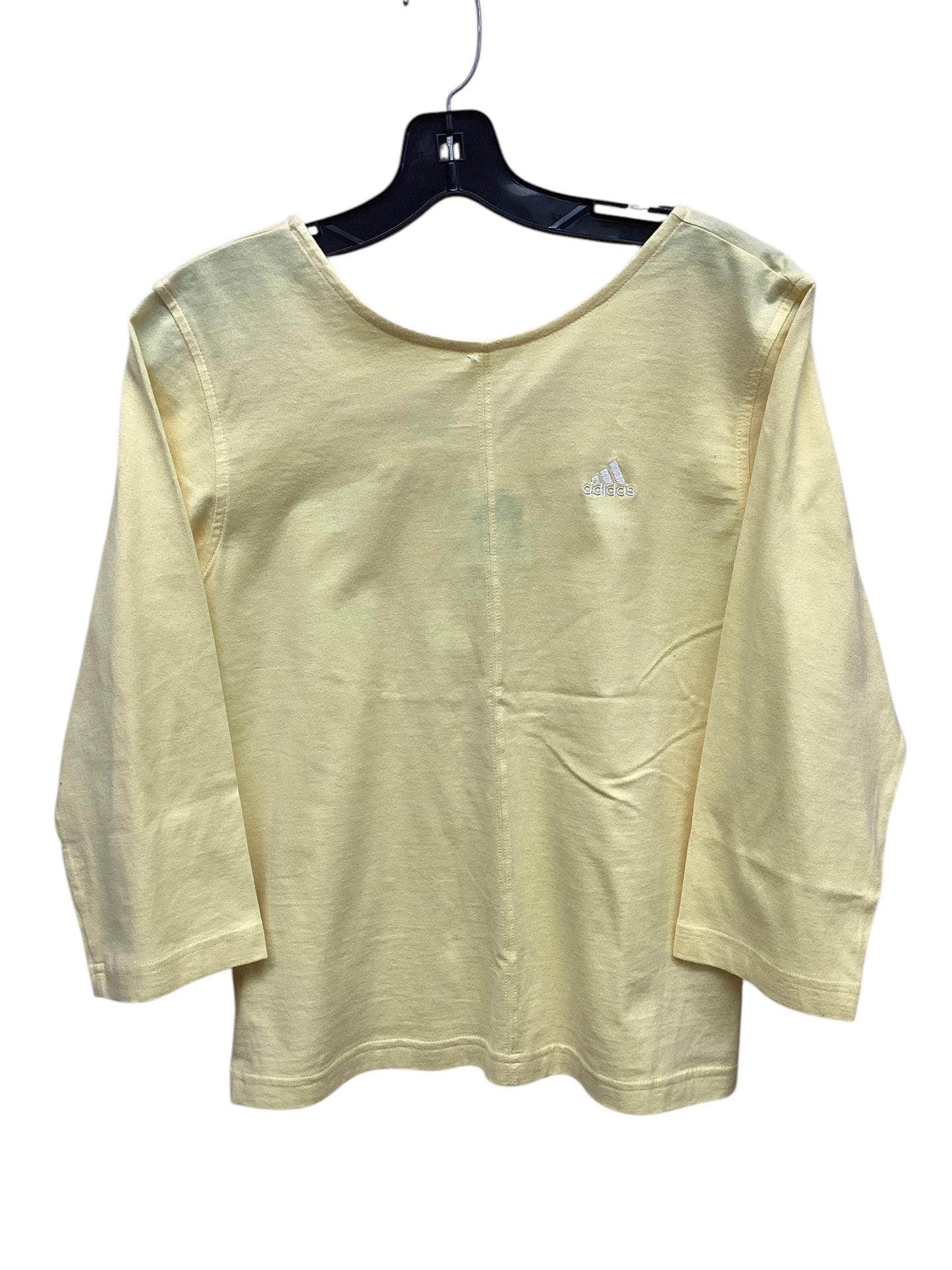 Athletic Top Long Sleeve Crewneck By Nike Apparel In Yellow, Size: M