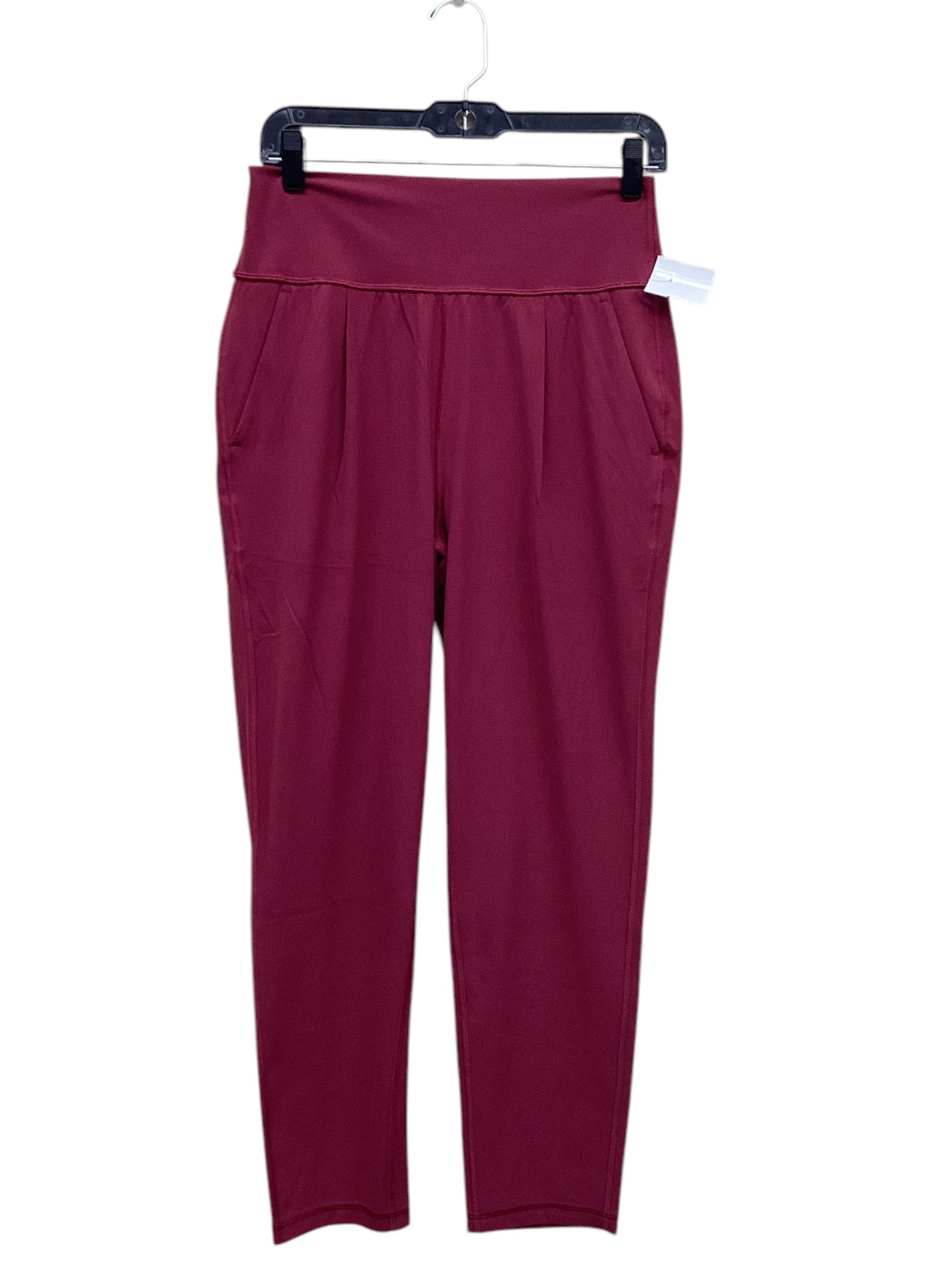 Athletic Pants By Athleta In Maroon, Size: S