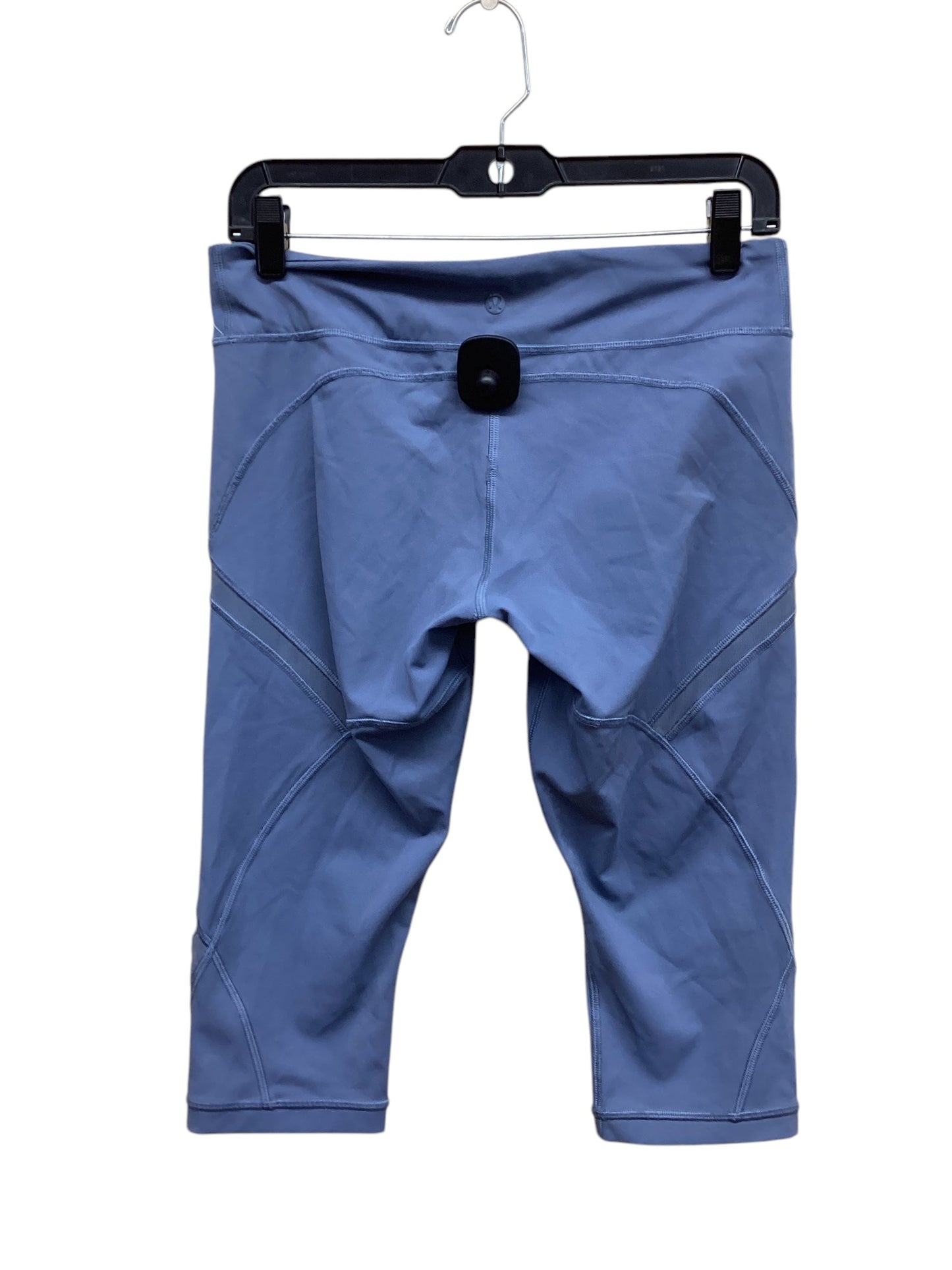 Athletic Capris By Lululemon In Blue, Size: 8