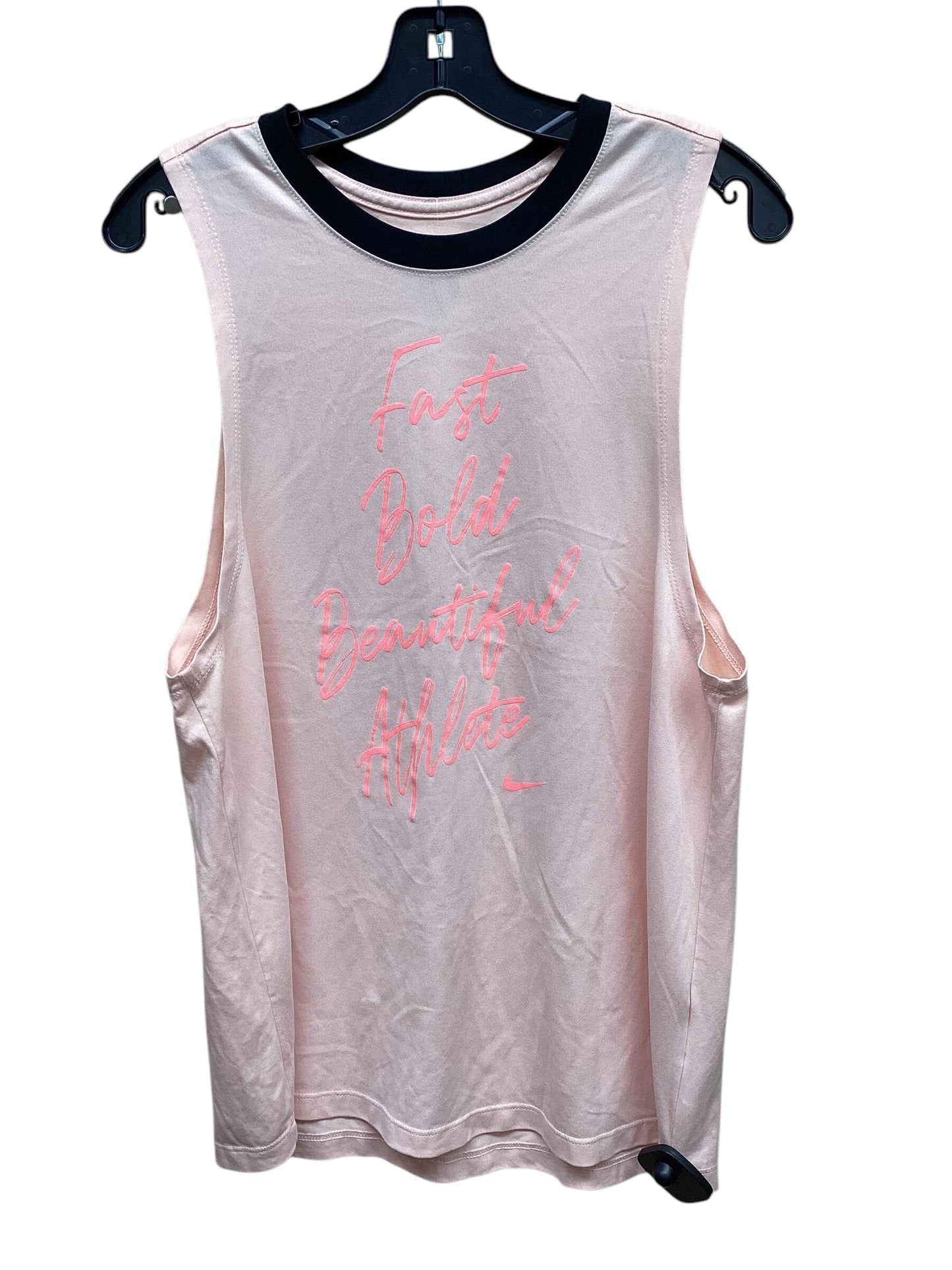 Athletic Tank Top By Nike Size: M