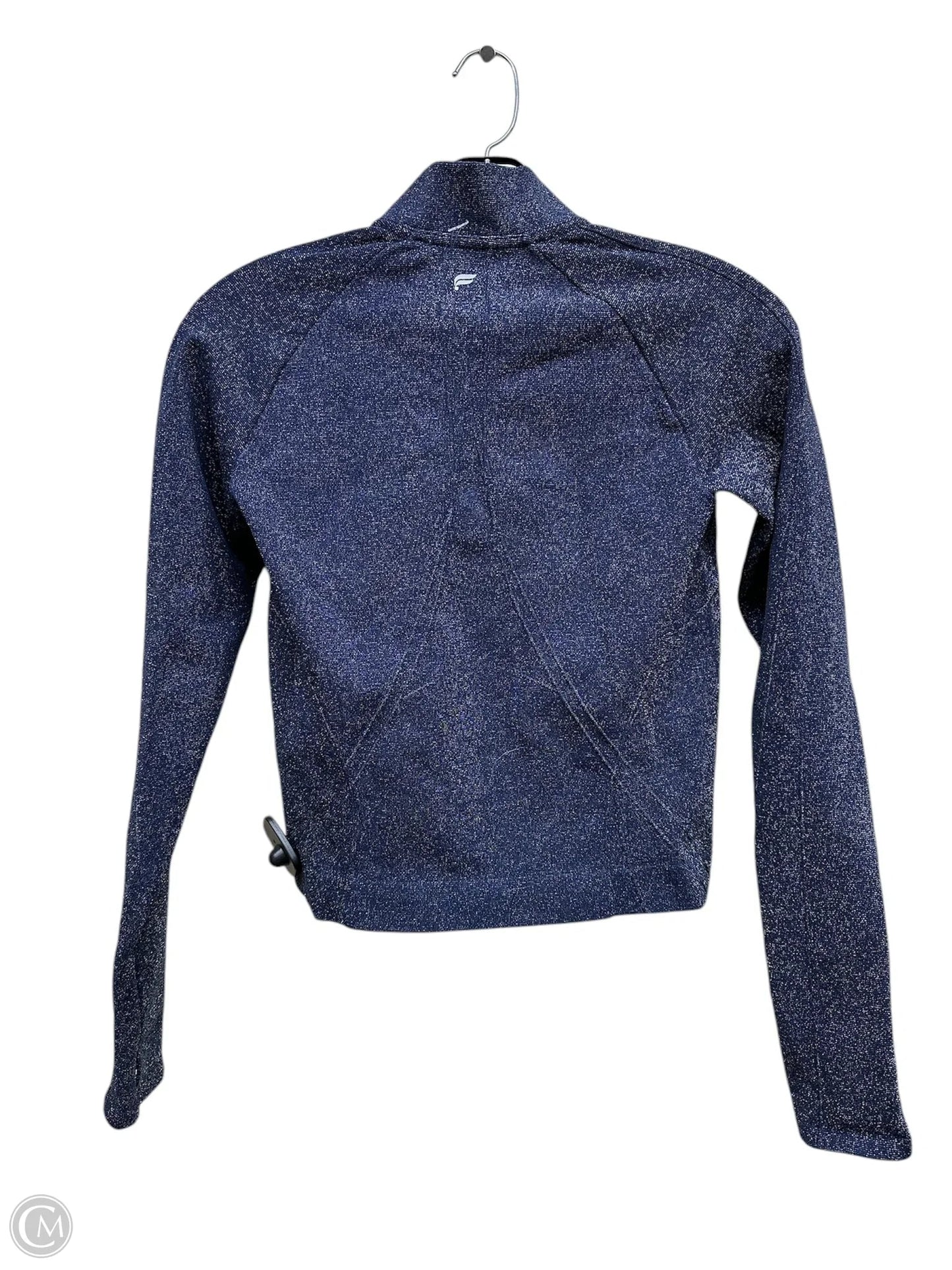 Athletic Jacket By Fabletics In Blue, Size: Xs