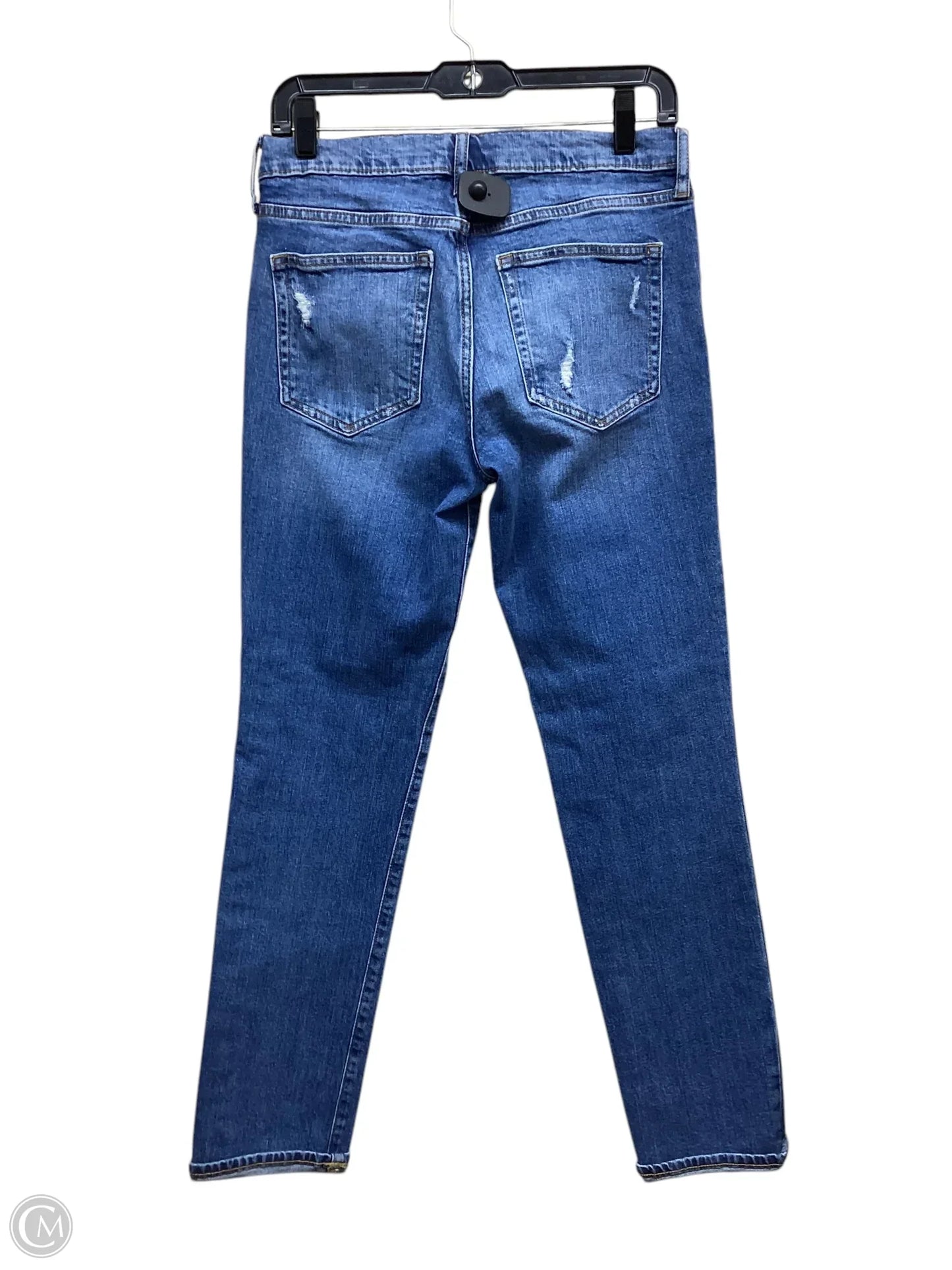 Jeans Straight By Gap In Blue Denim, Size: 6