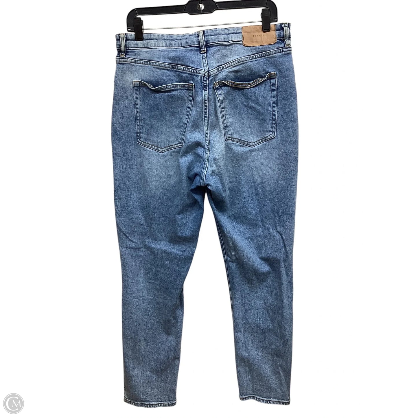 Jeans Straight By H&m In Blue Denim, Size: 10