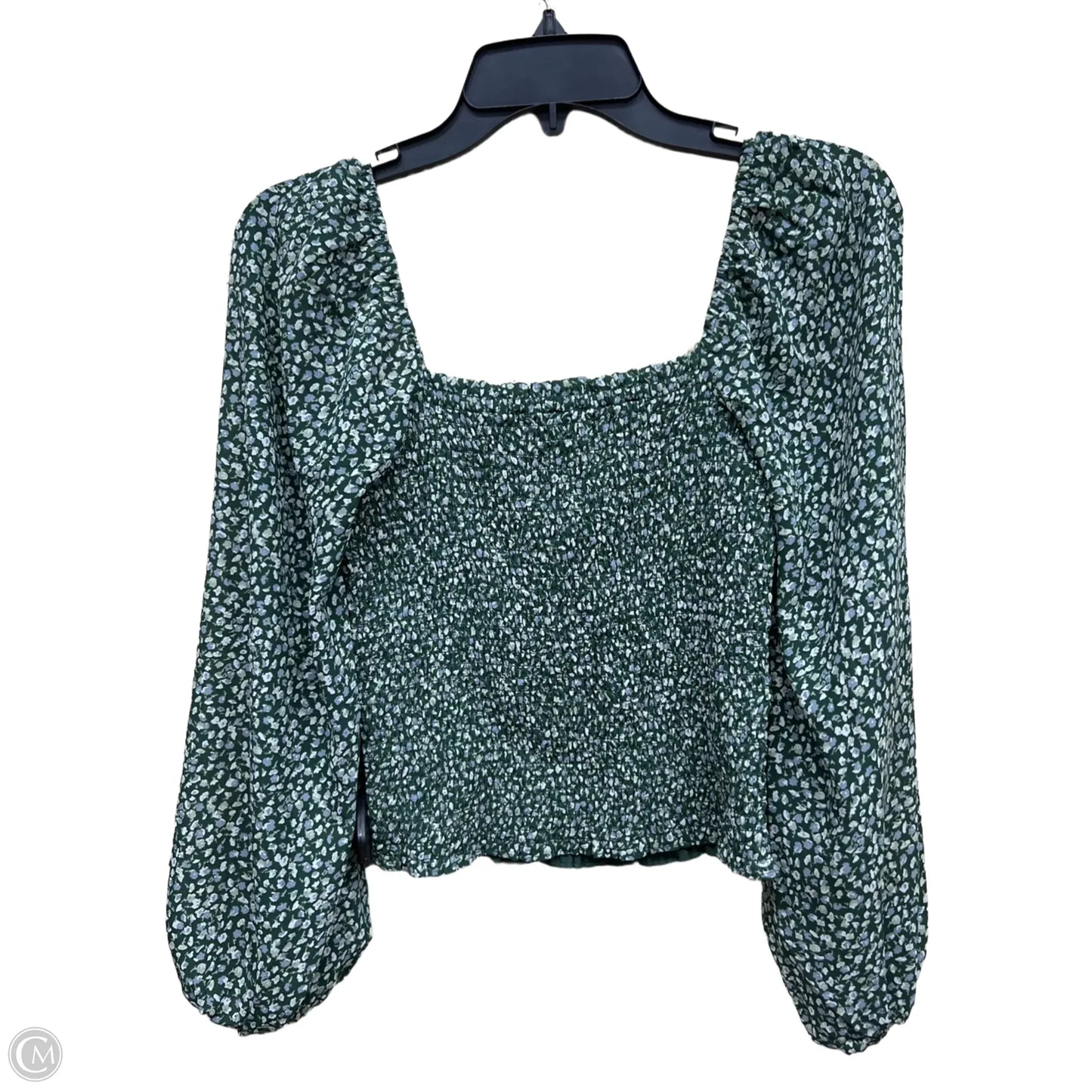 Top Long Sleeve By Abercrombie And Fitch In Floral Print, Size: Xs