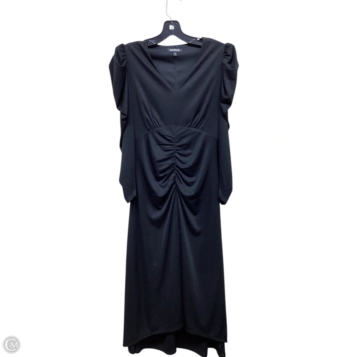 Dress Casual Midi By Express In Black, Size: S