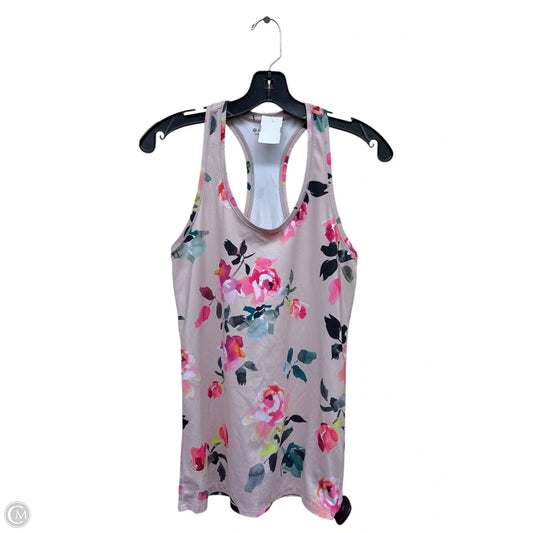 Athletic Tank Top By Athleta In Floral Print, Size: S