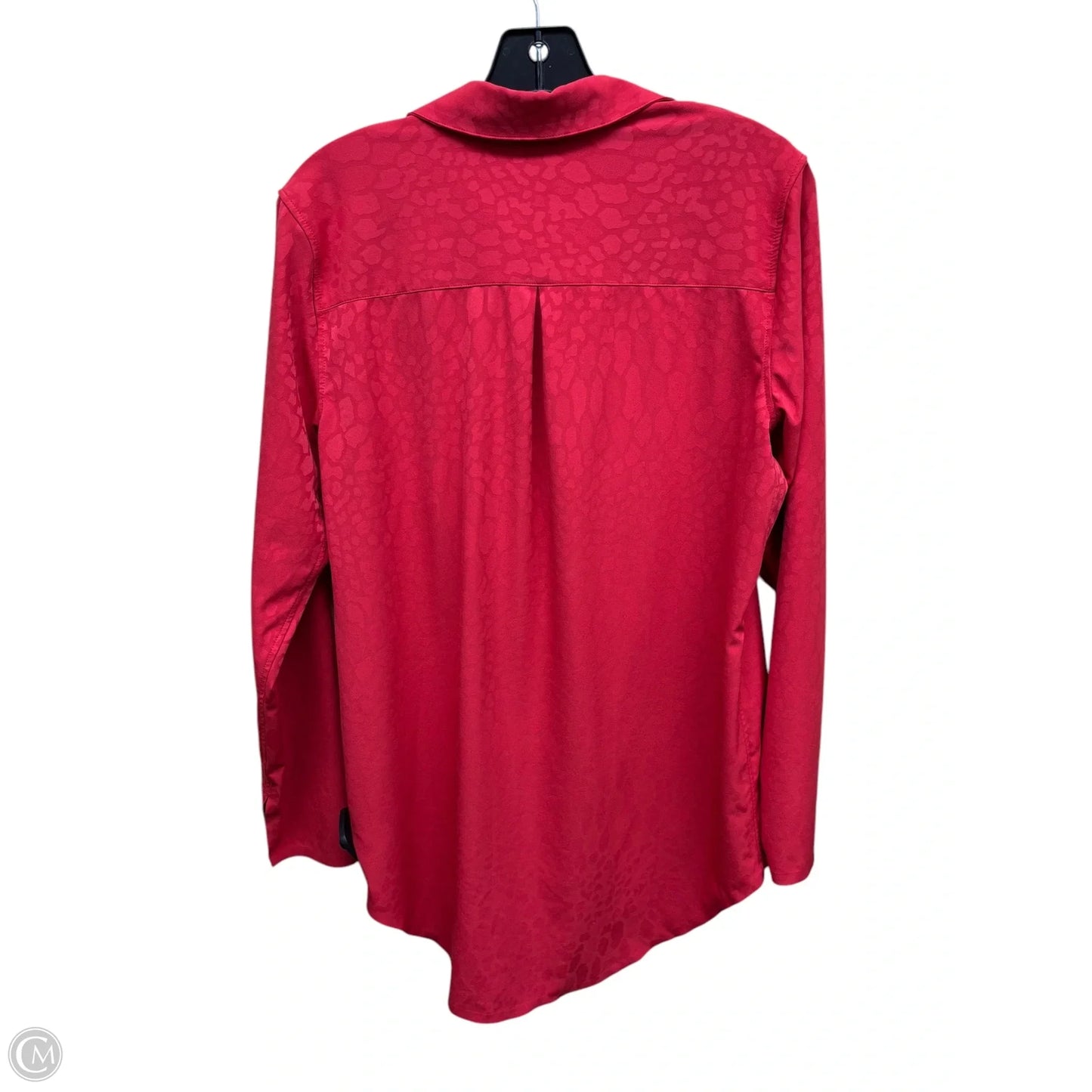 Top Long Sleeve By Athleta In Red, Size: S