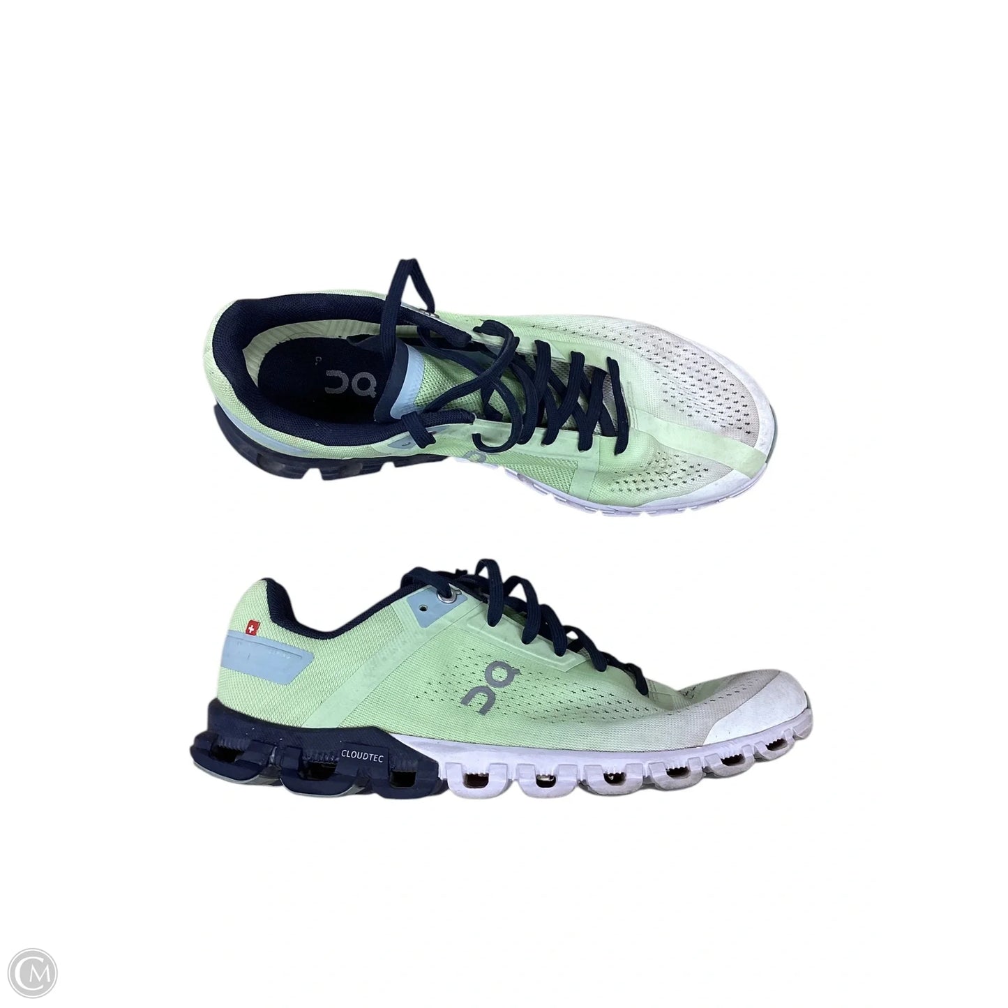 Shoes Athletic By On In Green & White, Size: 9