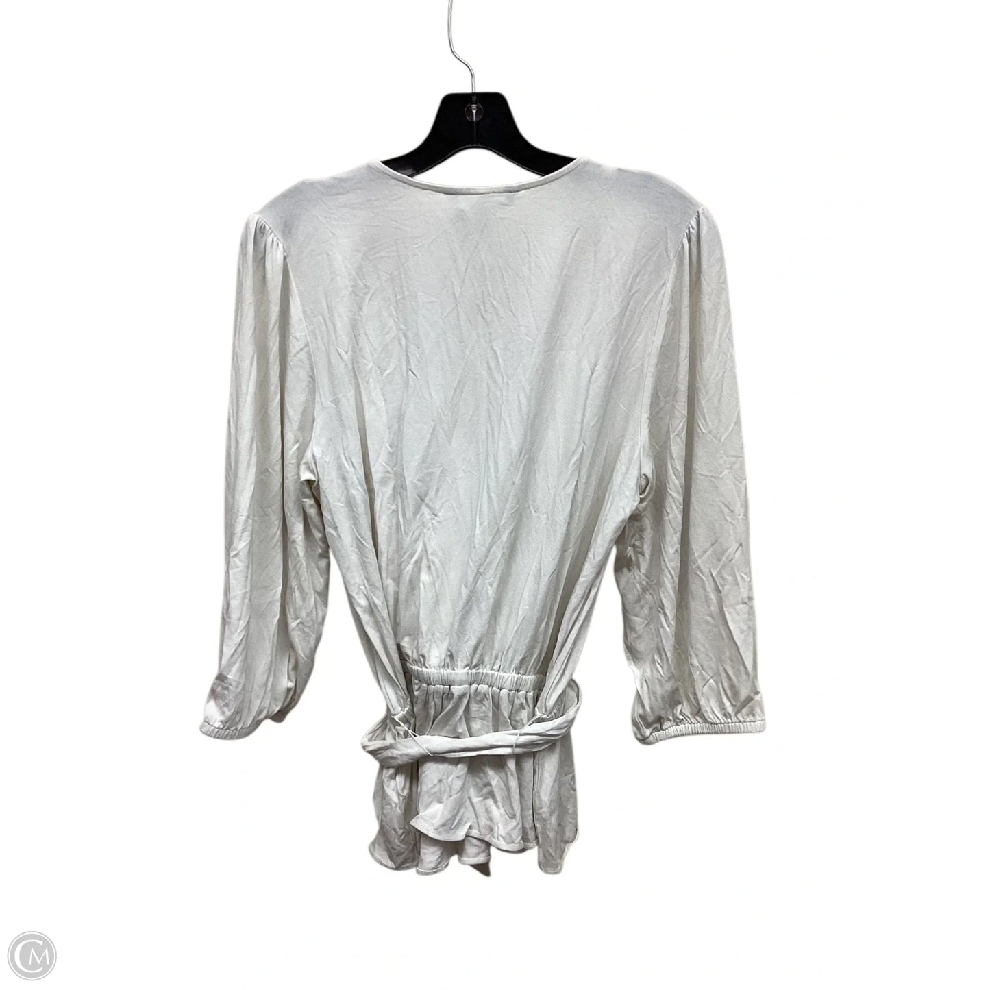 Top Short Sleeve By Ralph Lauren In White, Size: M