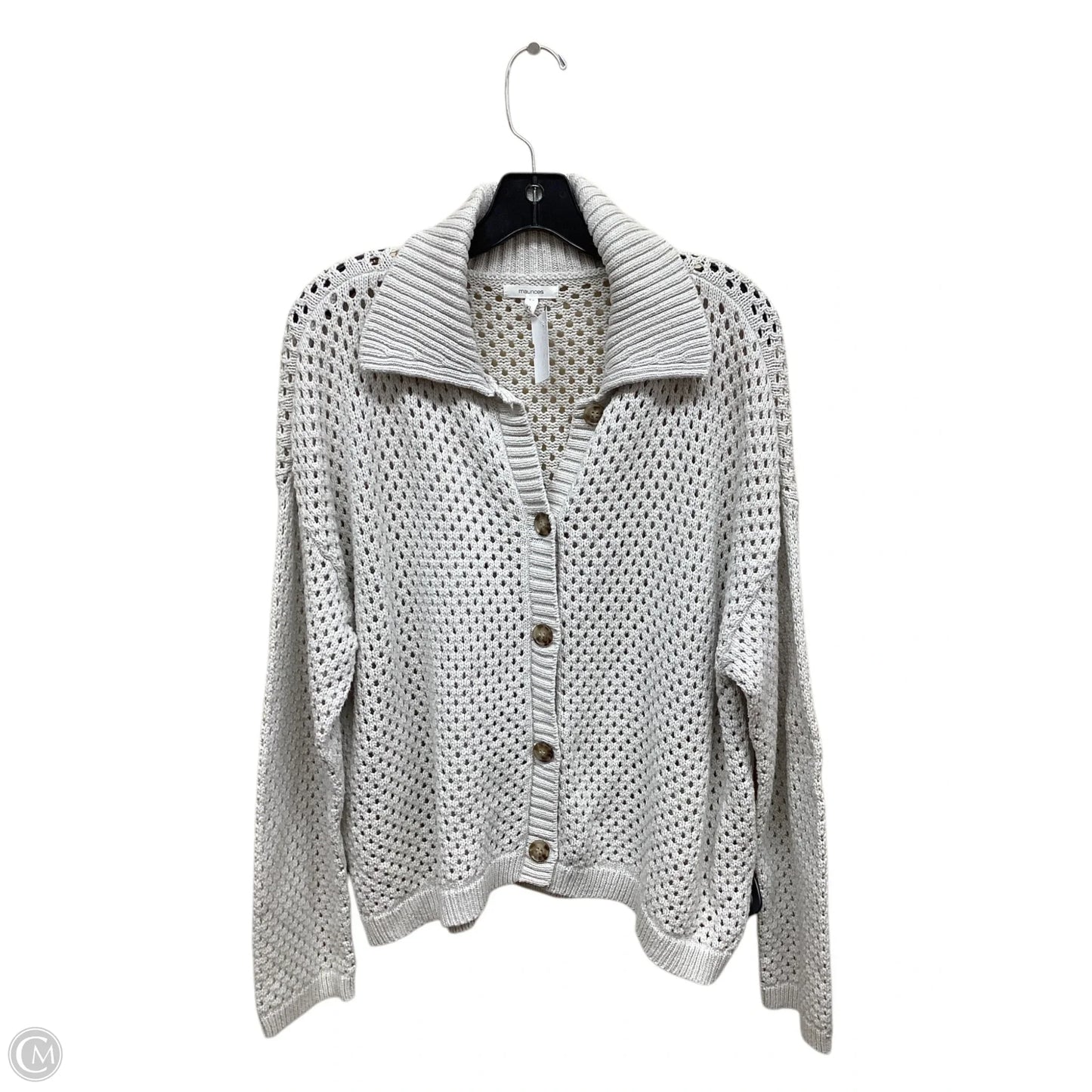 Sweater Cardigan By Maurices In White, Size: Xl