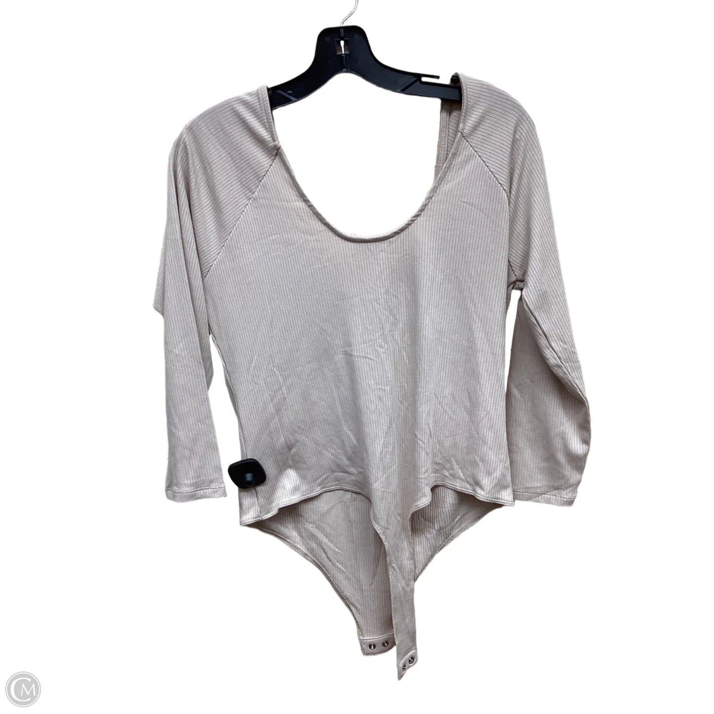 Bodysuit By Banana Republic In Tan, Size: L