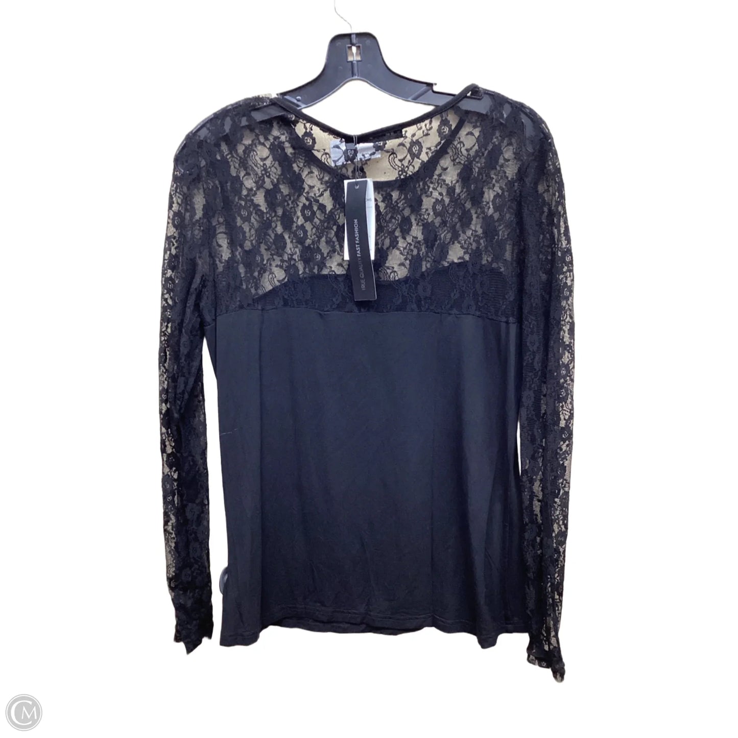 Top Long Sleeve By Zanzea In Black, Size: Xl