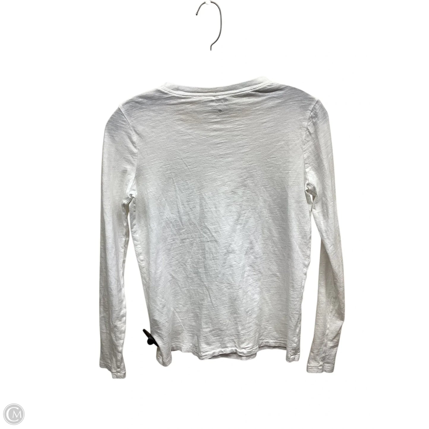 Top Long Sleeve By Madewell In White, Size: Xs