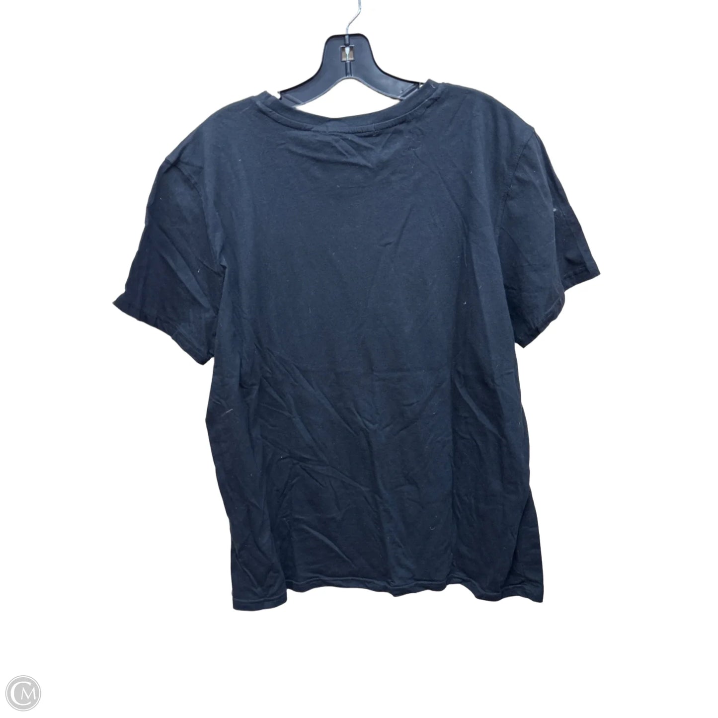 Top Short Sleeve Designer By Roberto Cavalli In Black, Size: S