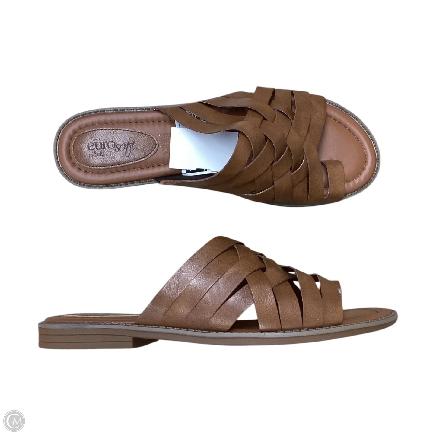 Sandals Flats By Sofft In Brown, Size: 10