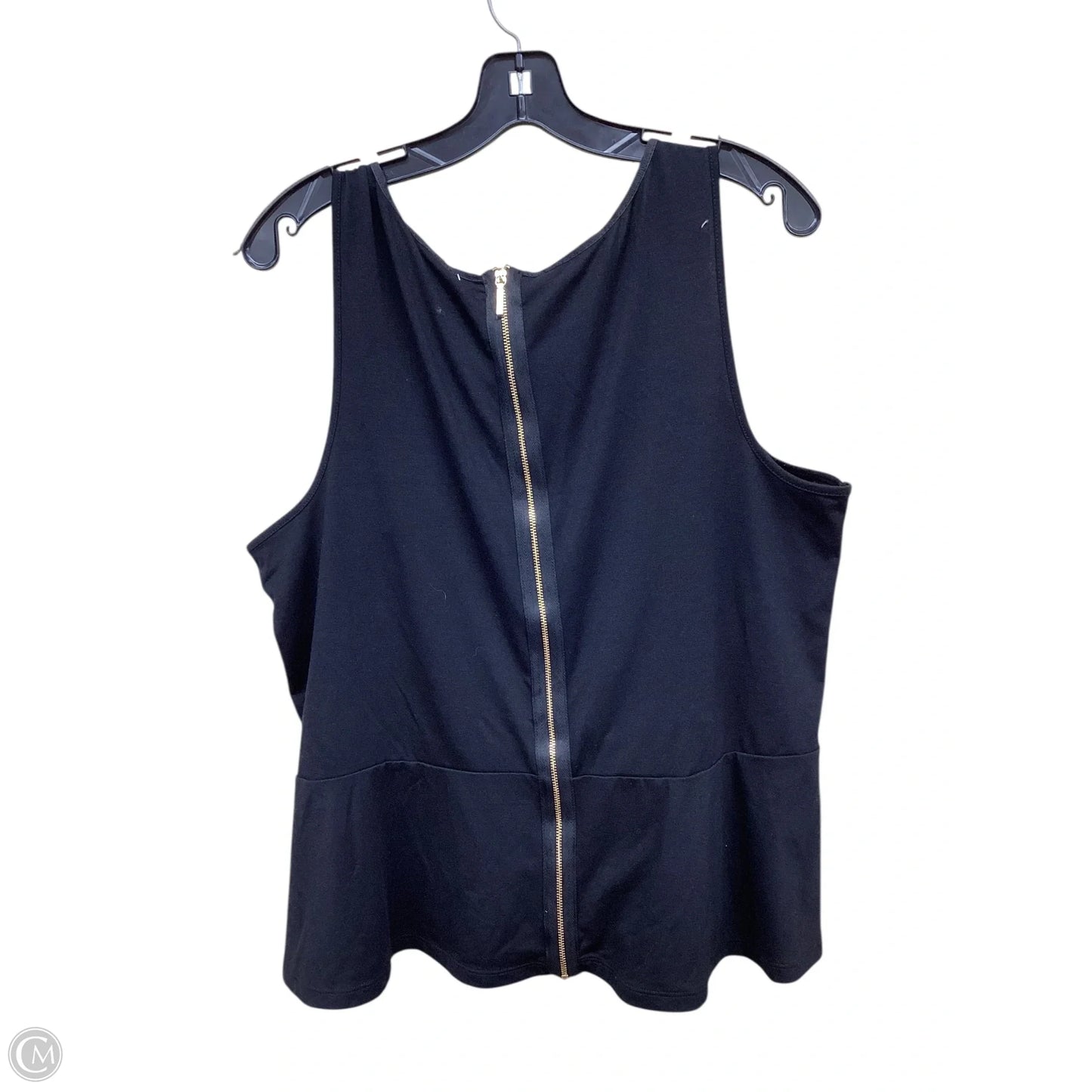 Top Sleeveless By Lane Bryant In Black, Size: Xl