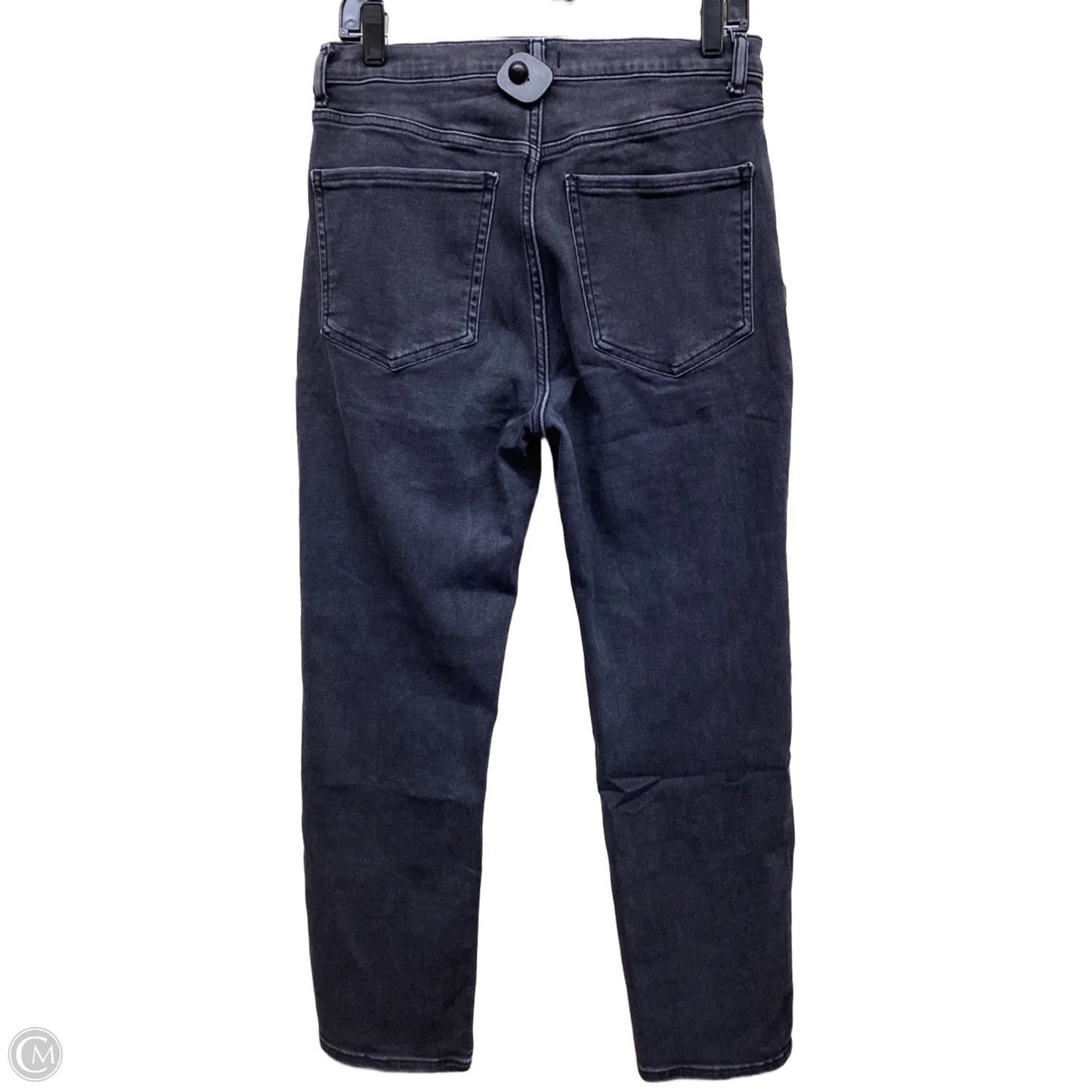 Jeans Straight By Express In Black Denim, Size: 12