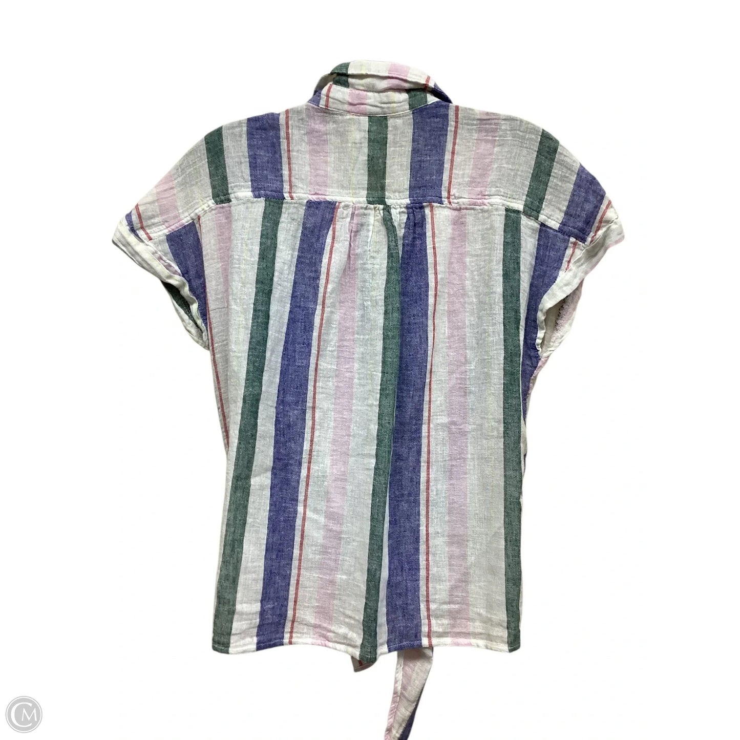 Top Short Sleeve By Old Navy In Striped Pattern, Size: M