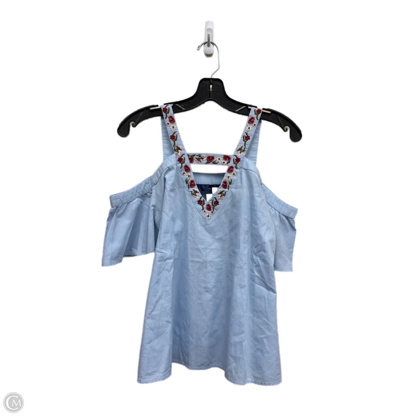 Top Short Sleeve By Blue Rain In Blue, Size: S