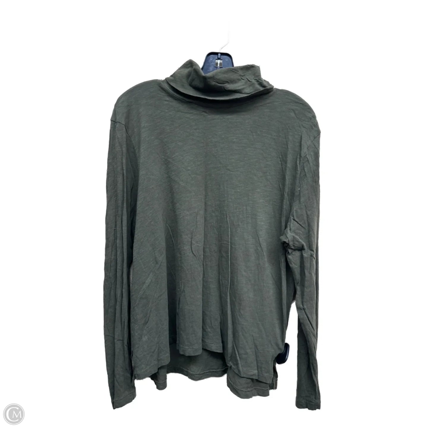 Top Long Sleeve By Madewell In Green, Size: Xl