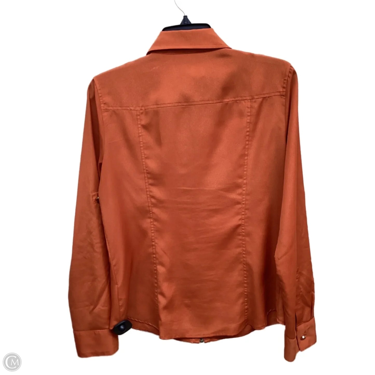 Top Long Sleeve By Michael By Michael Kors In Orange, Size: M