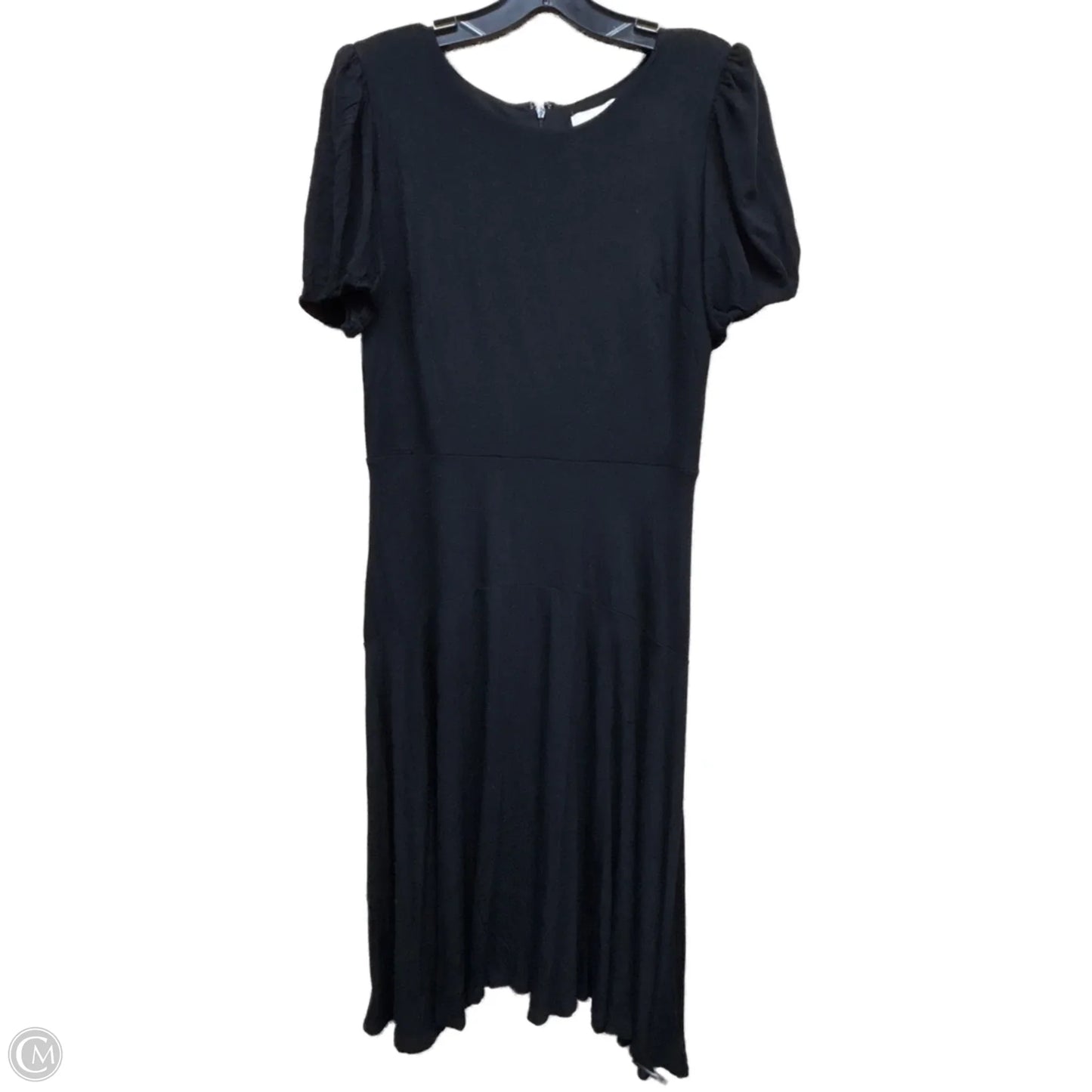 Dress Casual Midi By Loft In Black, Size: M