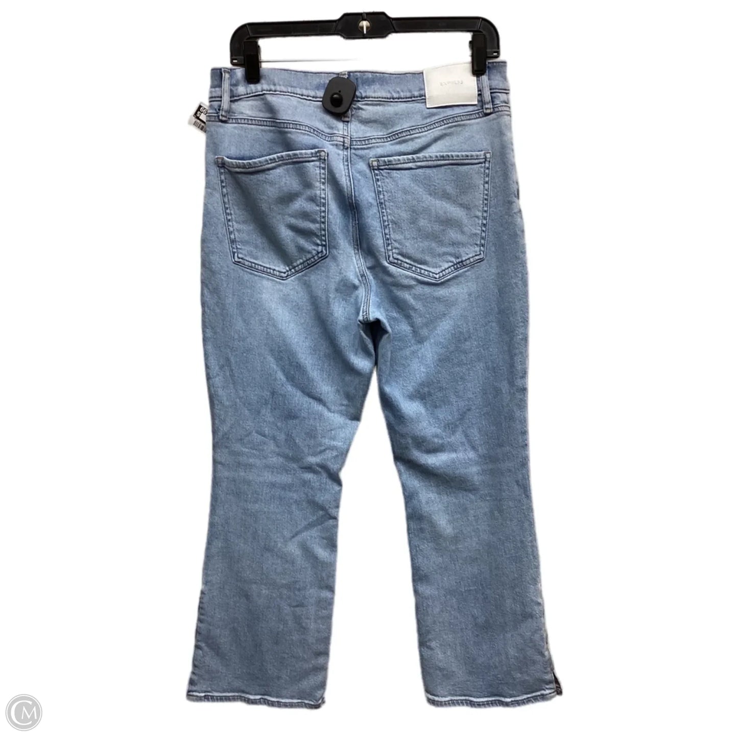 Jeans Straight By Express In Blue Denim, Size: 10