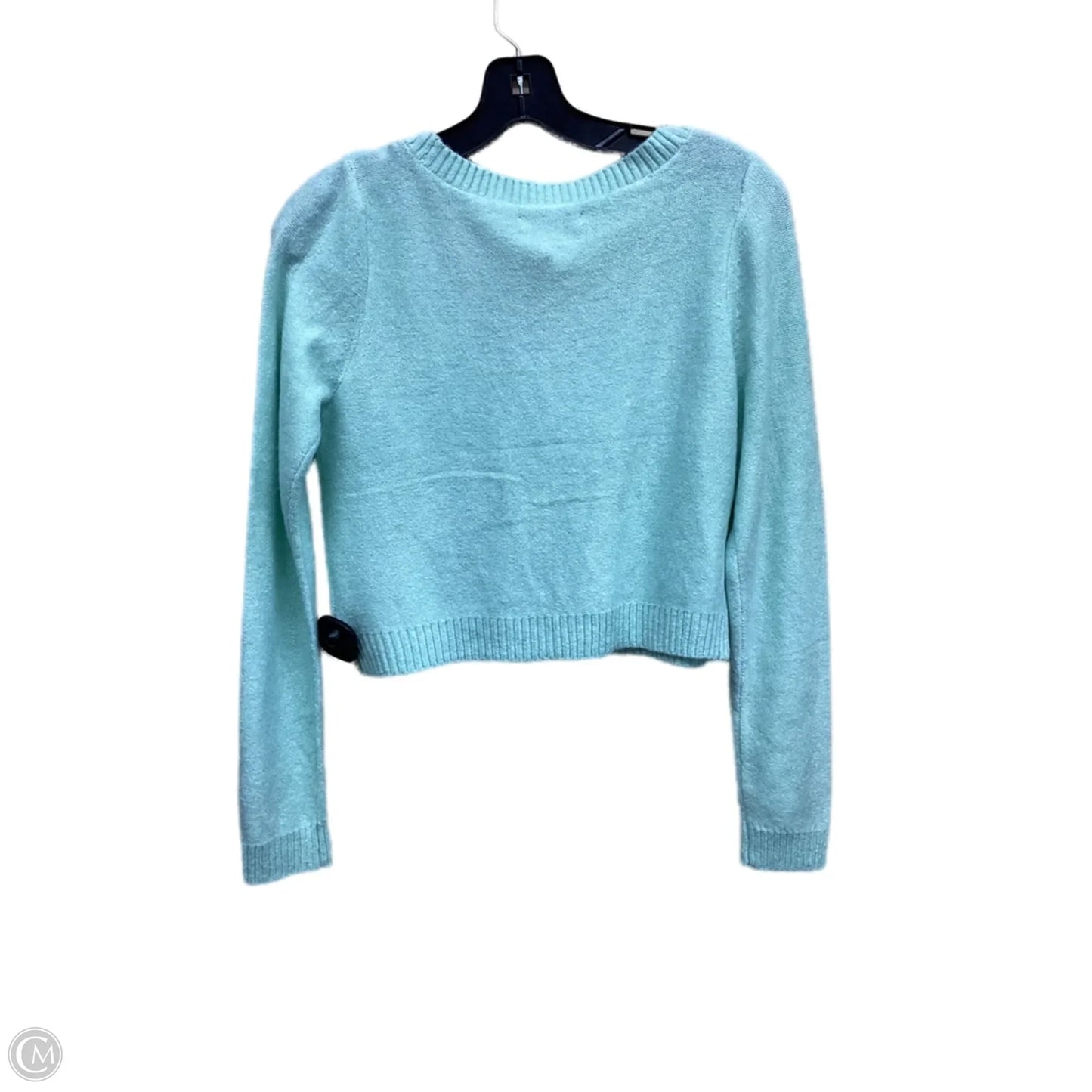 Sweater Cardigan By American Eagle In Green, Size: Xs