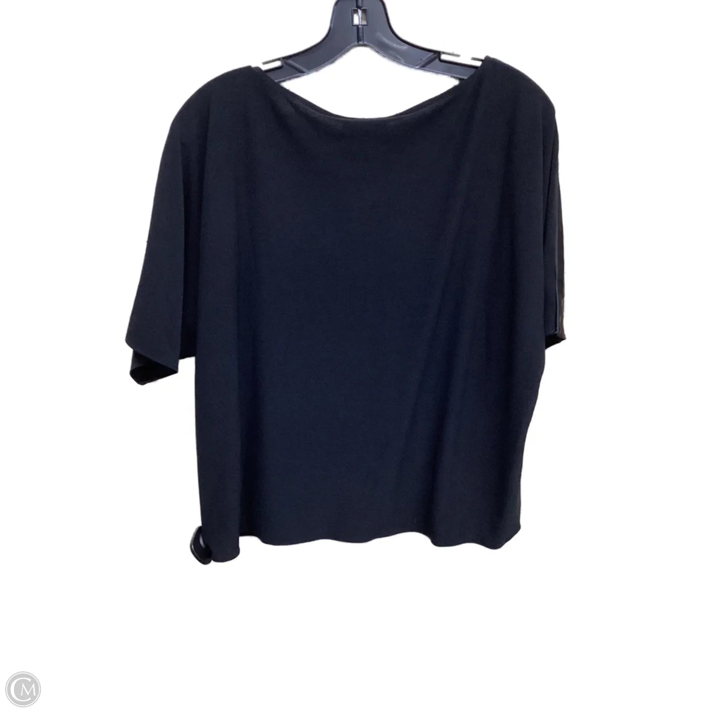 Top Short Sleeve By Alfani In Black, Size: S