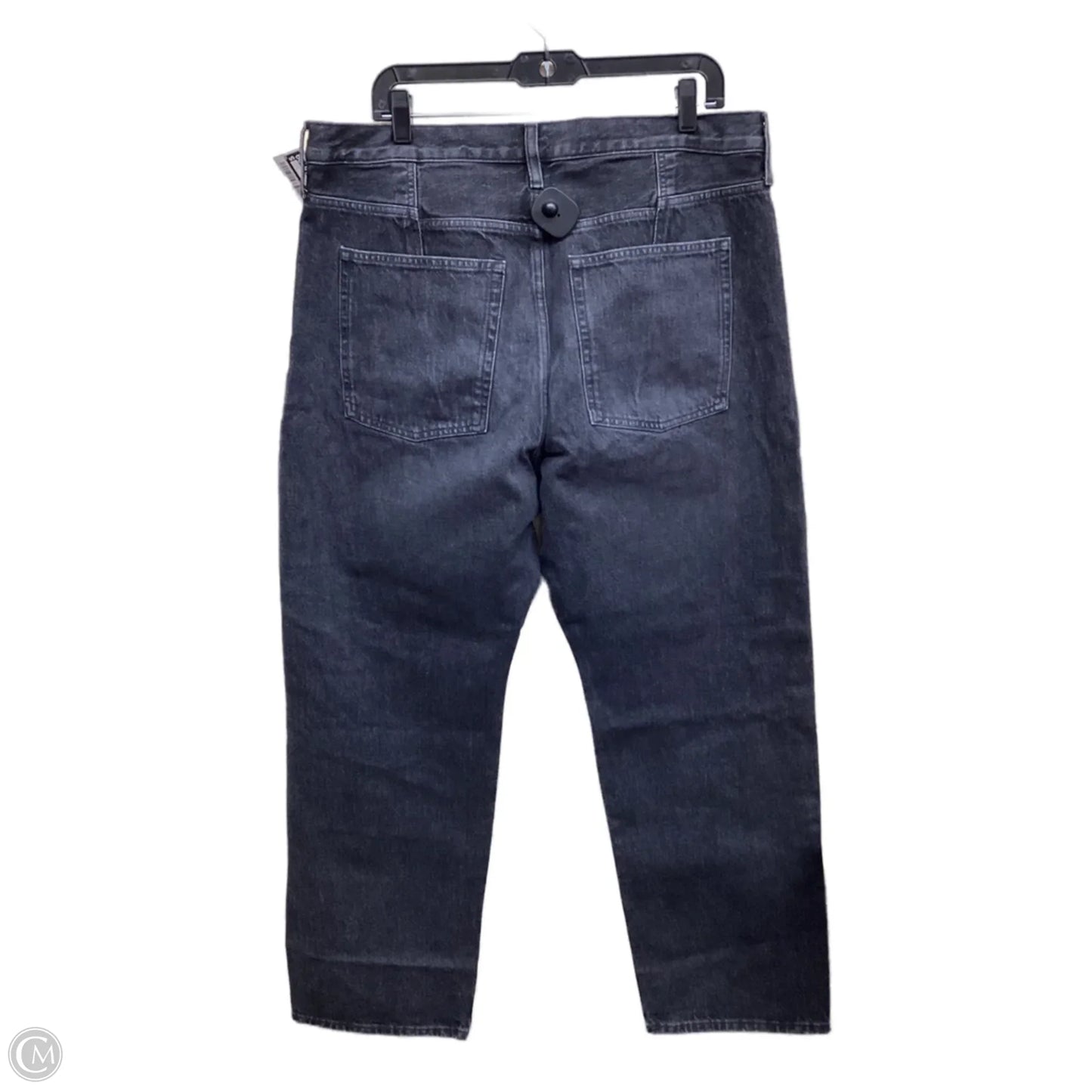 Jeans Straight By J. Crew In Black Denim, Size: 14