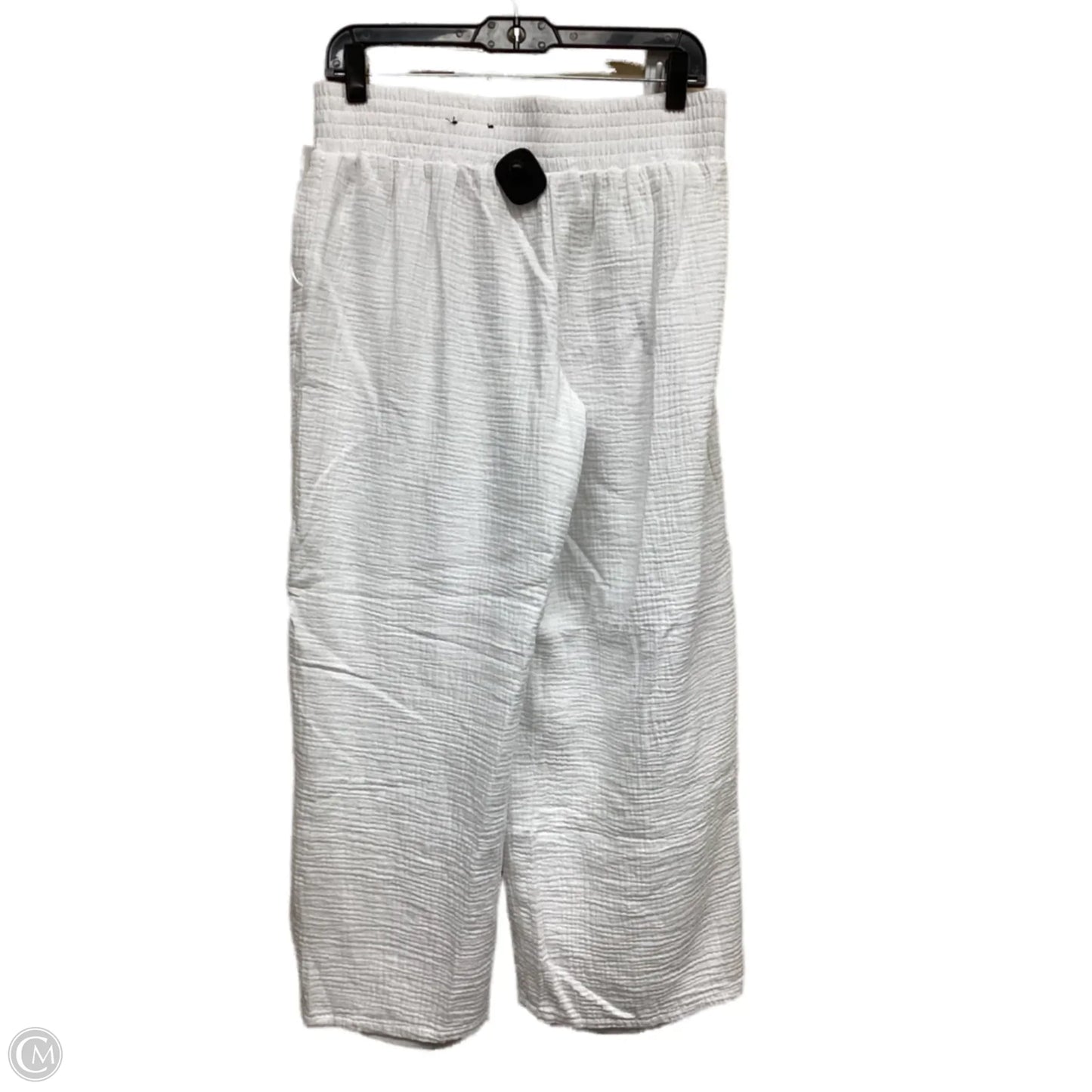 Pants Linen By Jm Collections In White, Size: M