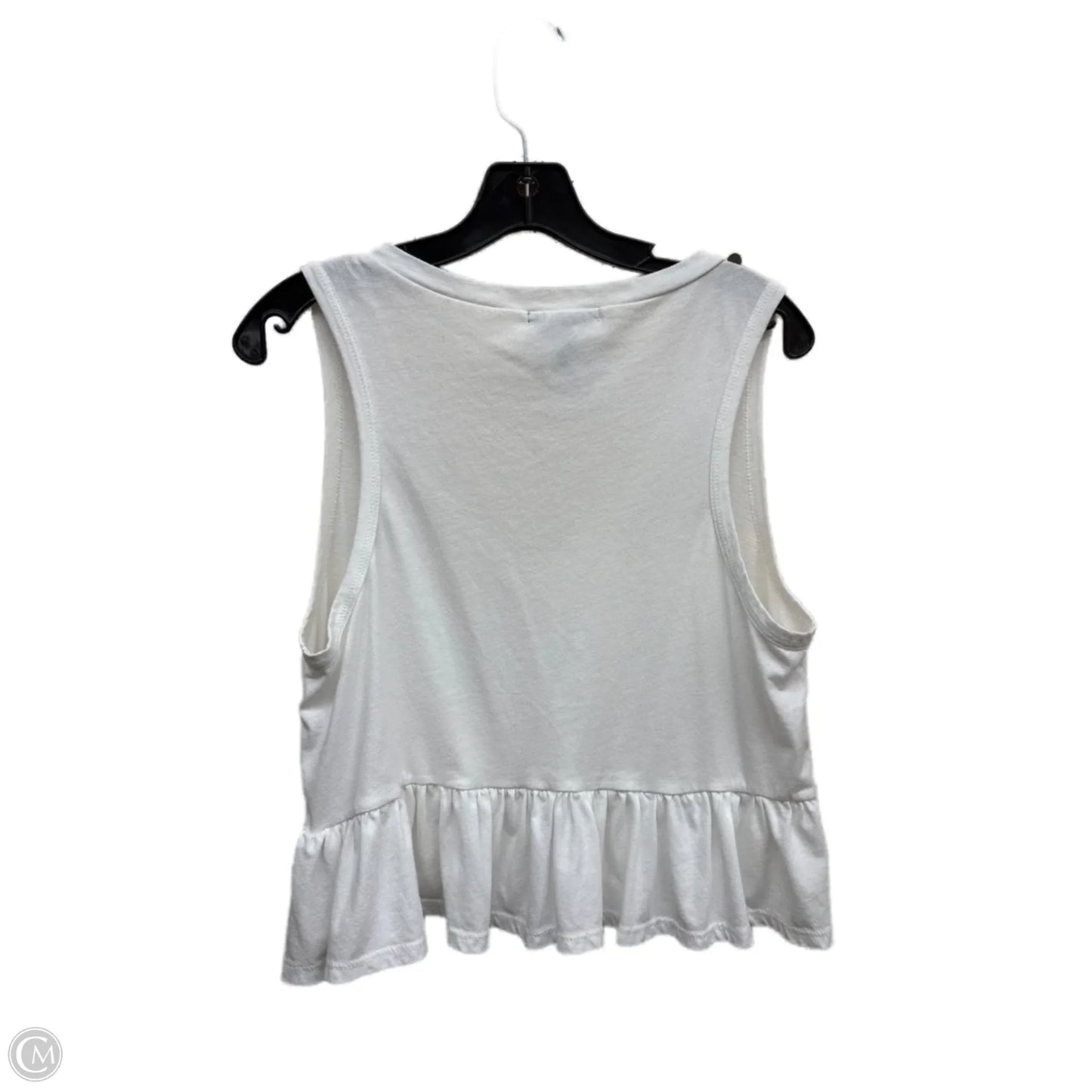 Top Sleeveless By Forever 21 In White, Size: S