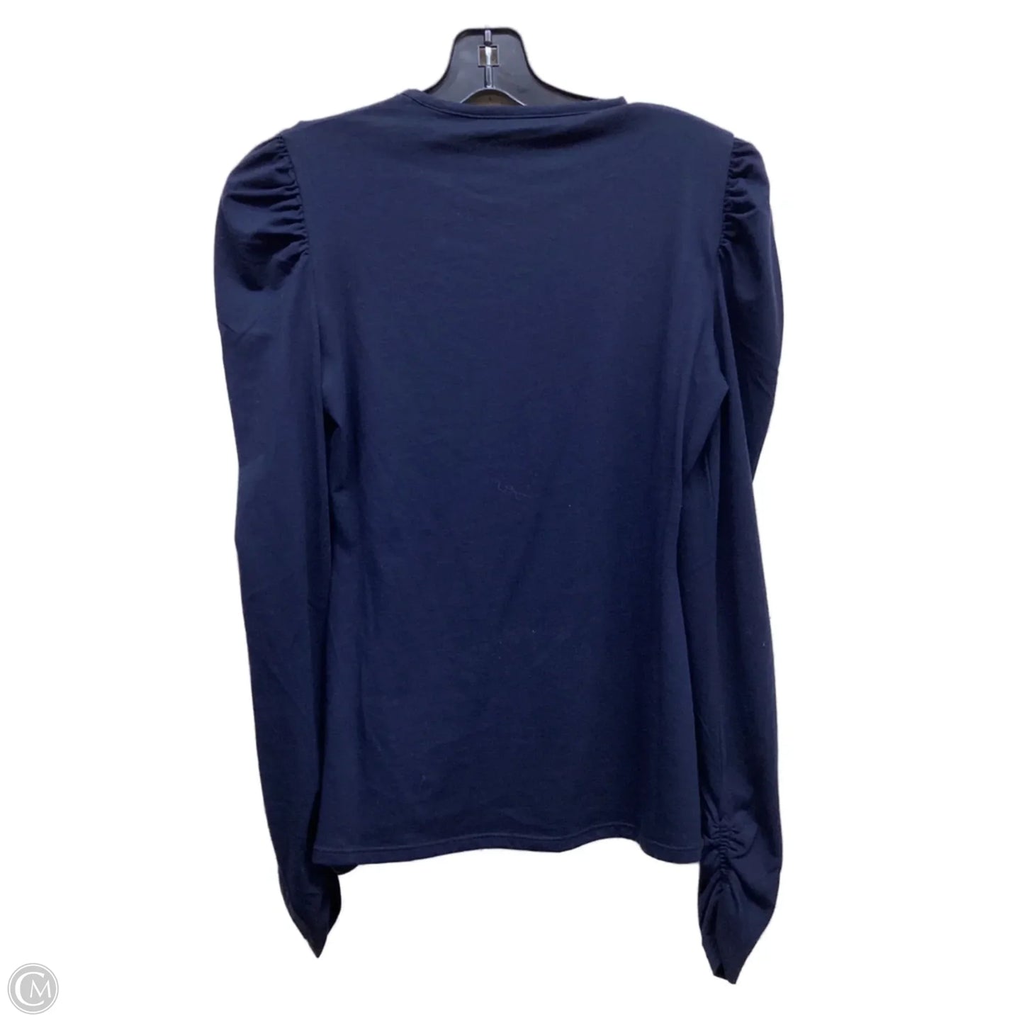 Top Long Sleeve By Rebecca Taylor In Navy, Size: S